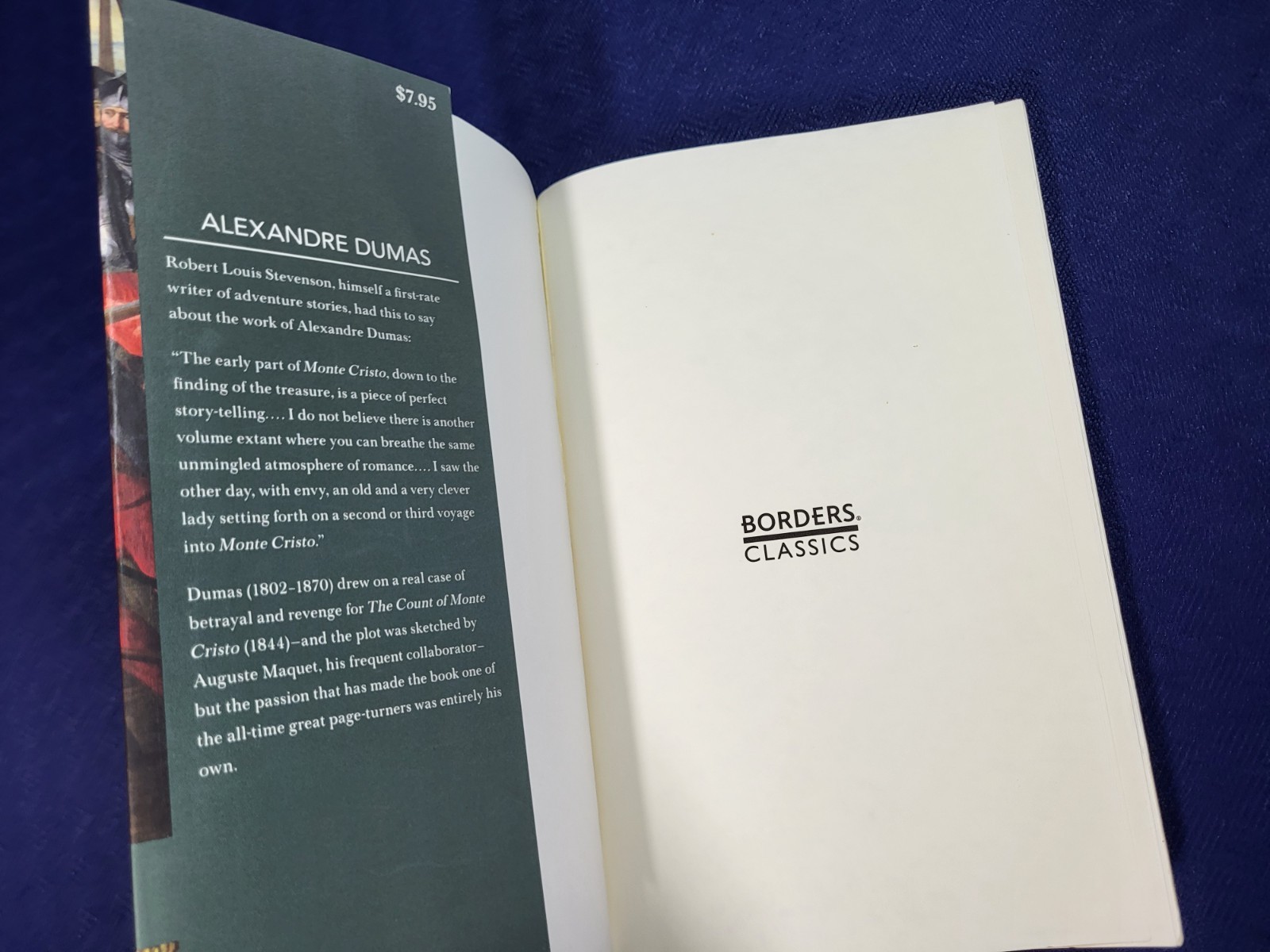 The Count of Monte Cristo Borders Classics – Abridged Like New