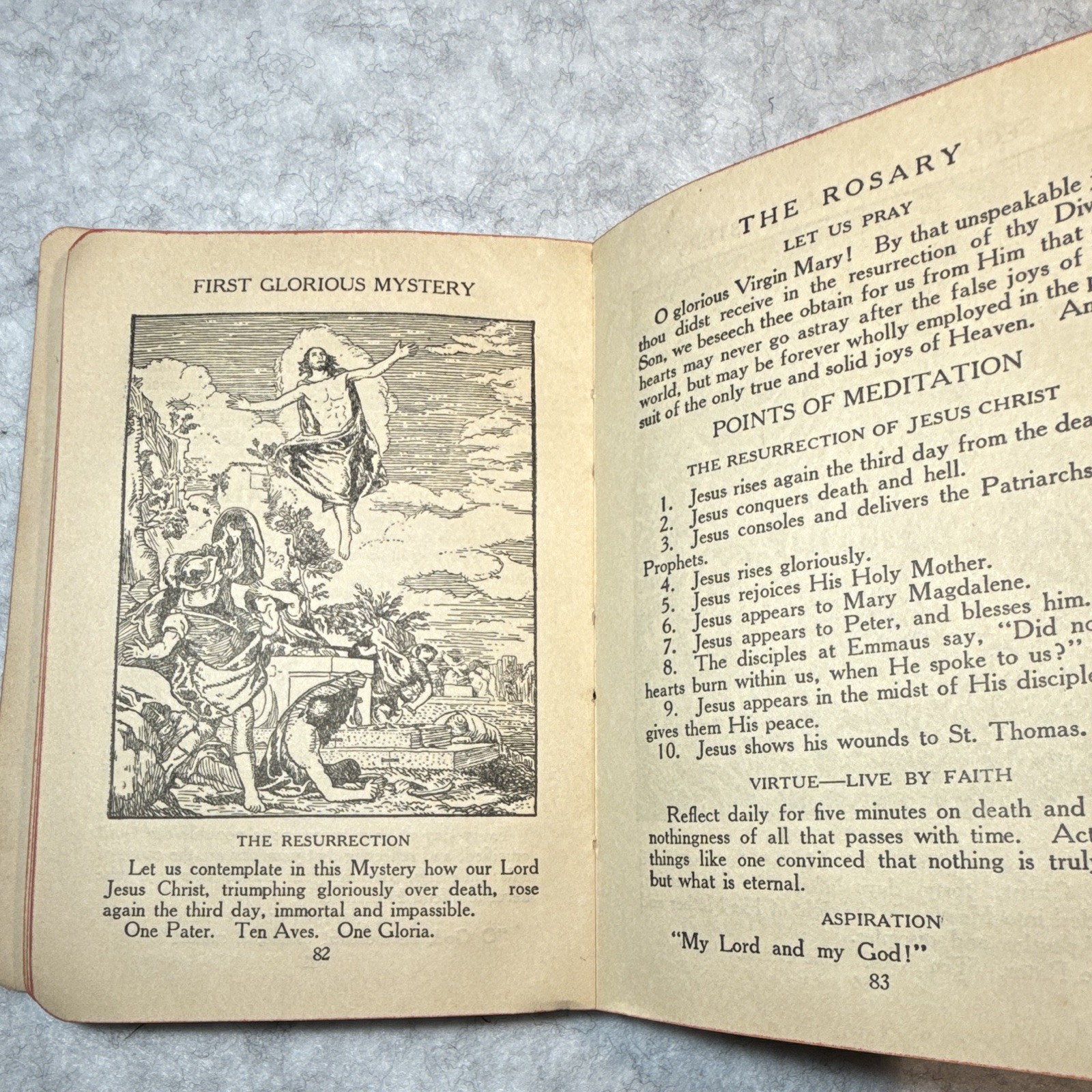 The Rosary: The Crown of Mary New & Revised HC Illus Dominican Father 1922