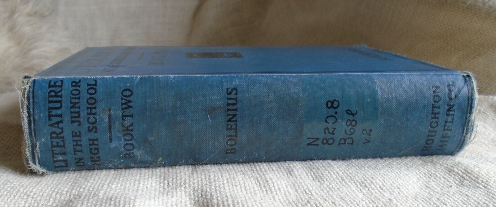 Literature in the Junior High School Book Two 1933 Hardcover Bolenius