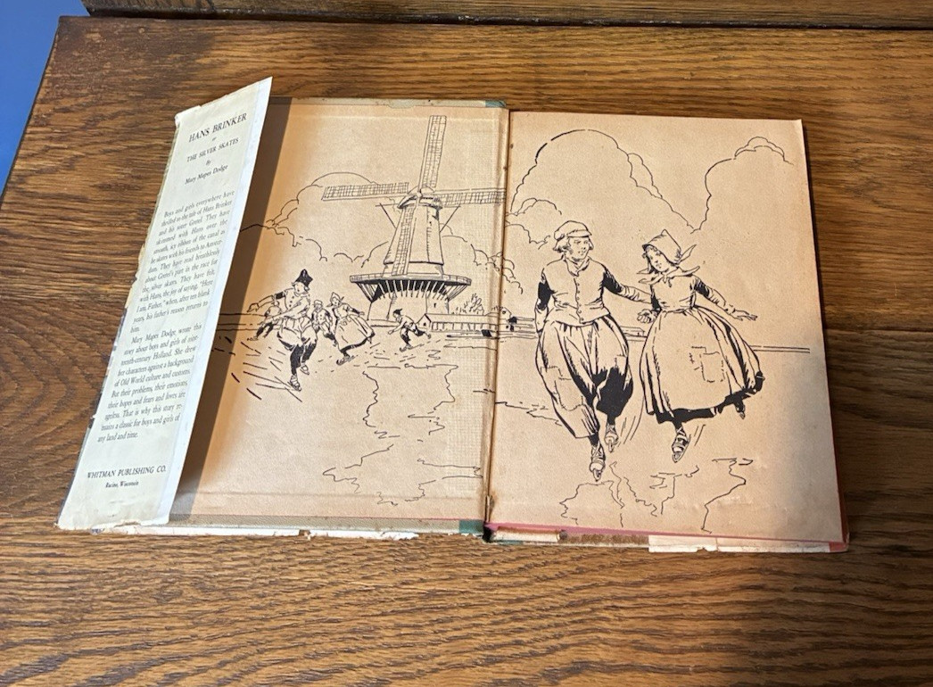 Hans Brinker or The Silver Skates by Mary Maples Dodge – 1945 Whitman Publishing