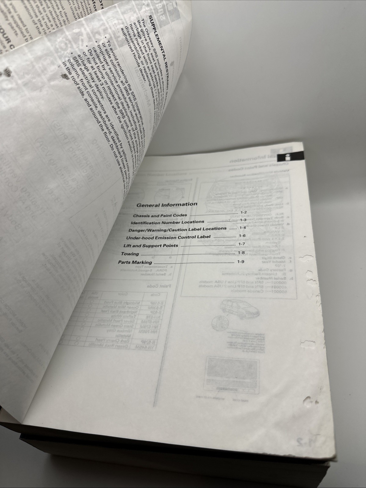 Honda Odyssey 2007 Service Manual Volume 1 and 2 (Paperback, 2 Book Set)