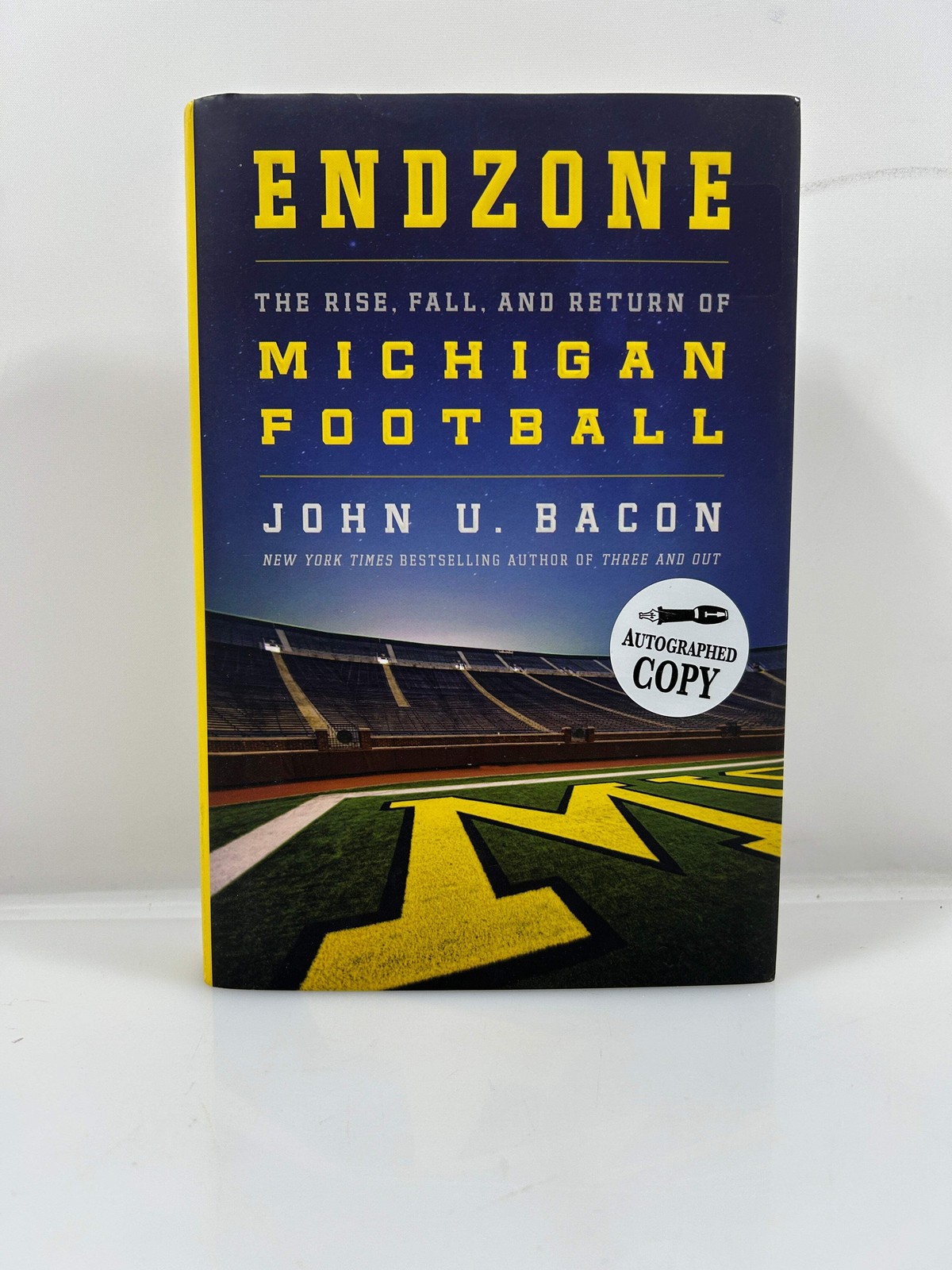 Endzone by John U. Bacon St. Martin’s Press*signed* 1st Ed 1995 HCDJ