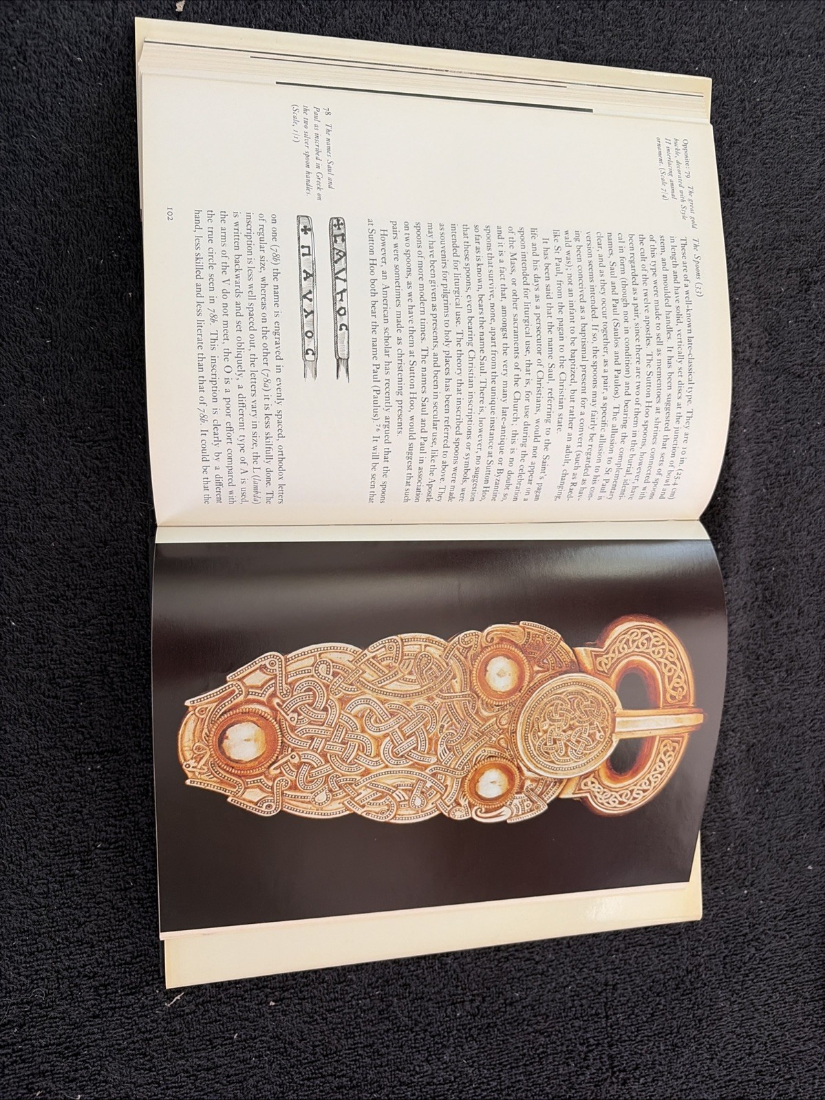 Sutton Hoo Ship Burial: A Handbook by Bruce-Mitford, Rupert HC With Dust Jacket