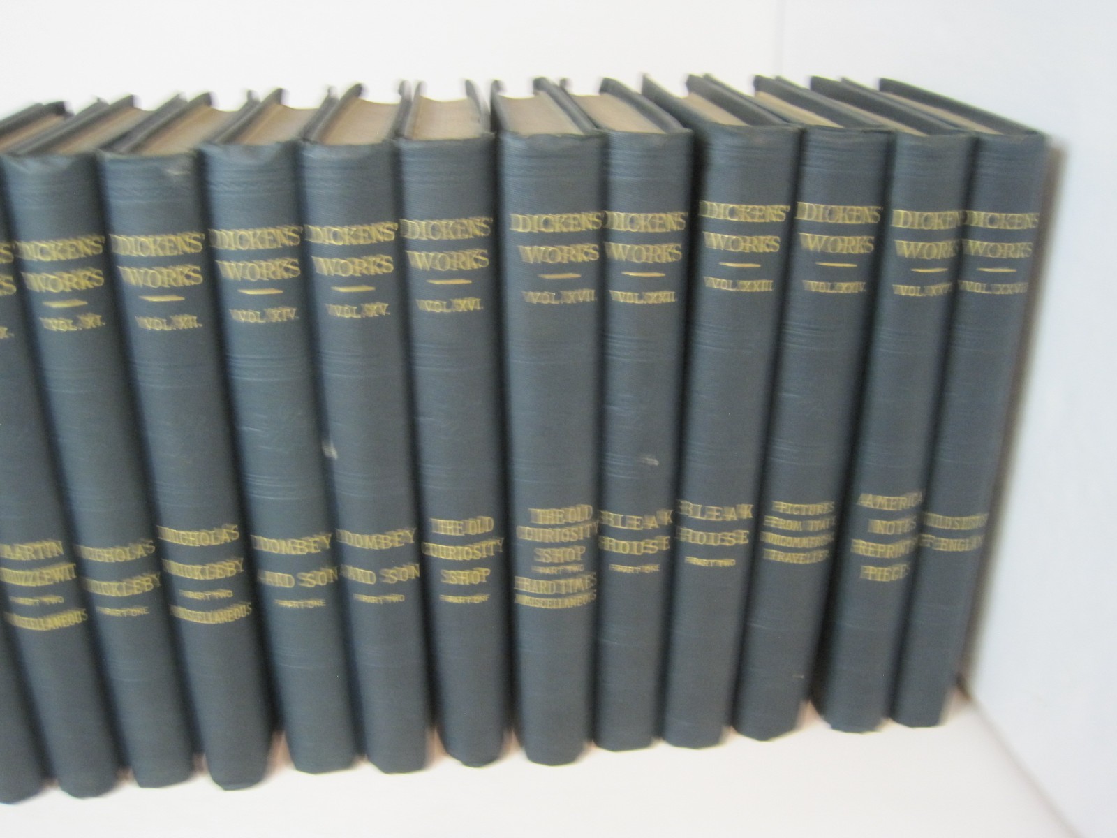 Works of Charles Dickens – HC – Peter Fenelon Collier – undated, maybe 1890-1910