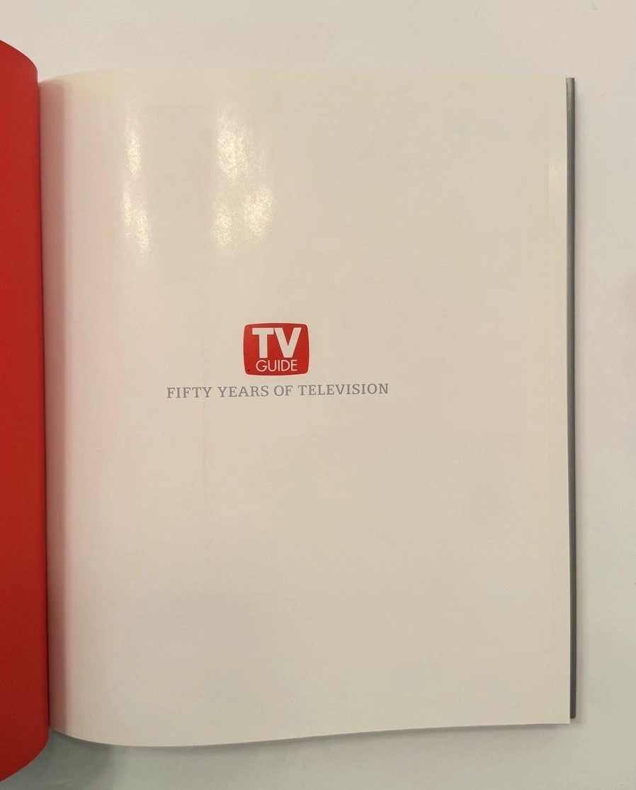 TV Guide Fifty Years of Television Large Hardcover w Dust Jacket ISBN 1400046858
