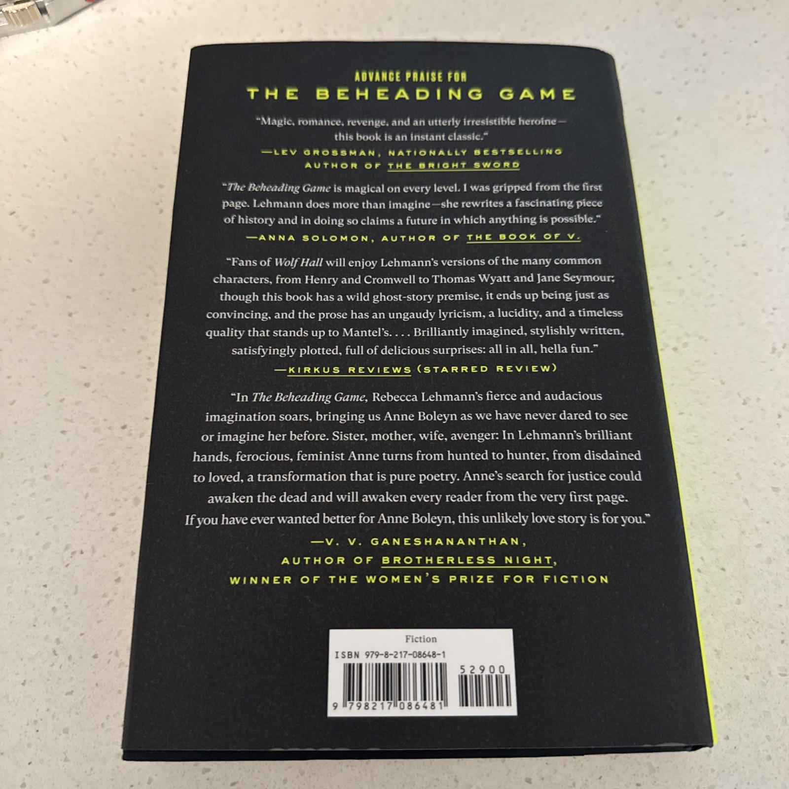 The Beheading Game Hardcover by Lehmann, Rebecca