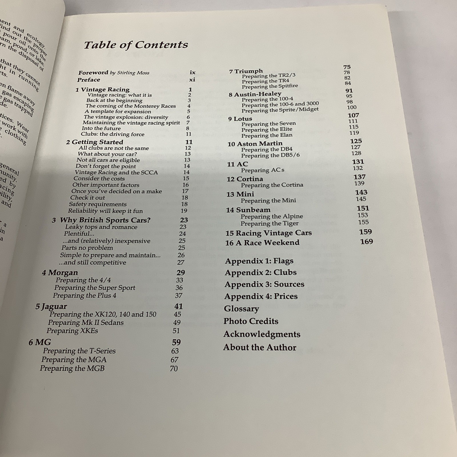 Vintage Racing – British Sports Cars by Terry Jackson, 1990 – 177 pages