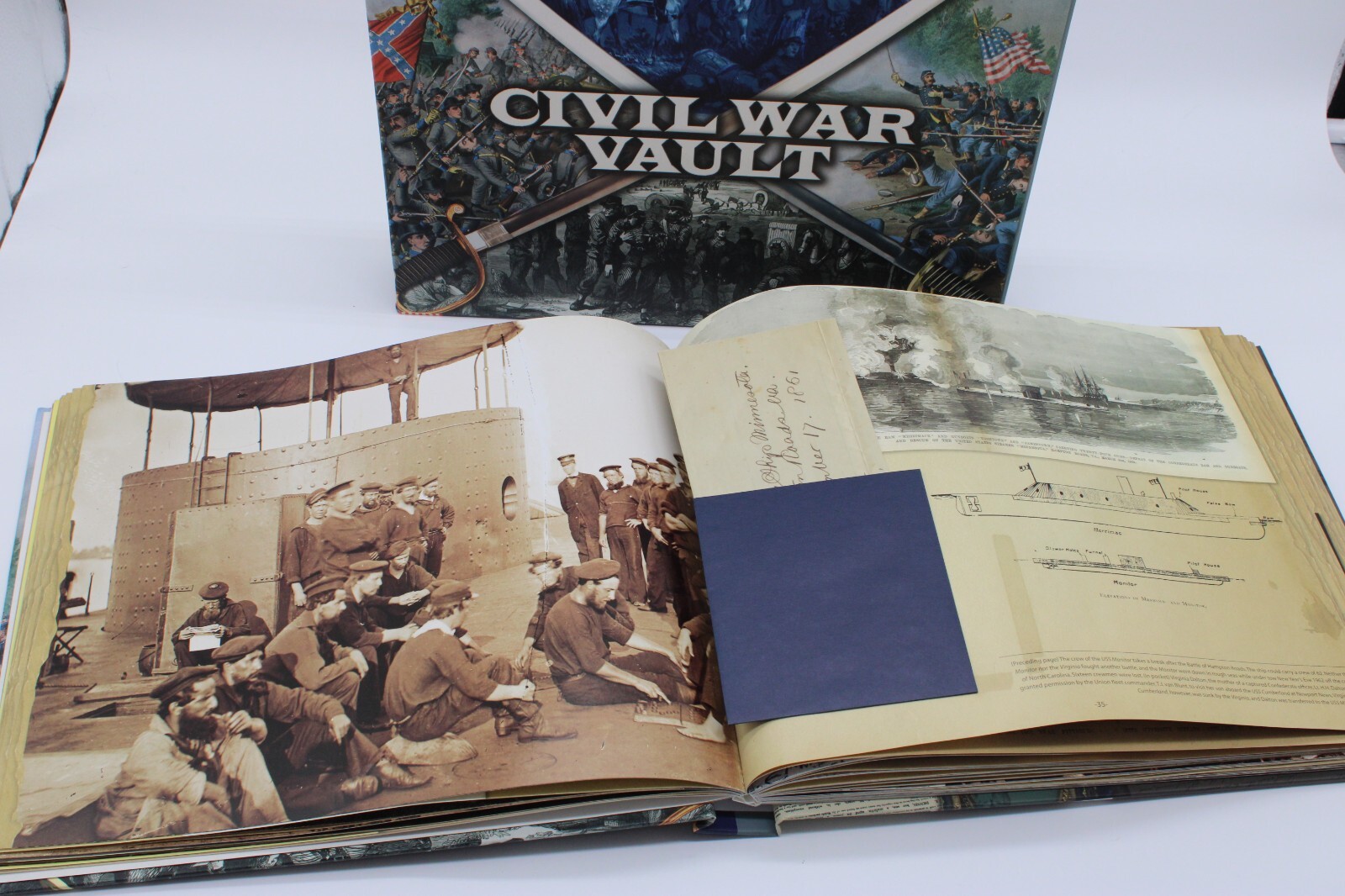 Civil War Vault: The War Between the States Whitman Publishing Hardcover & case