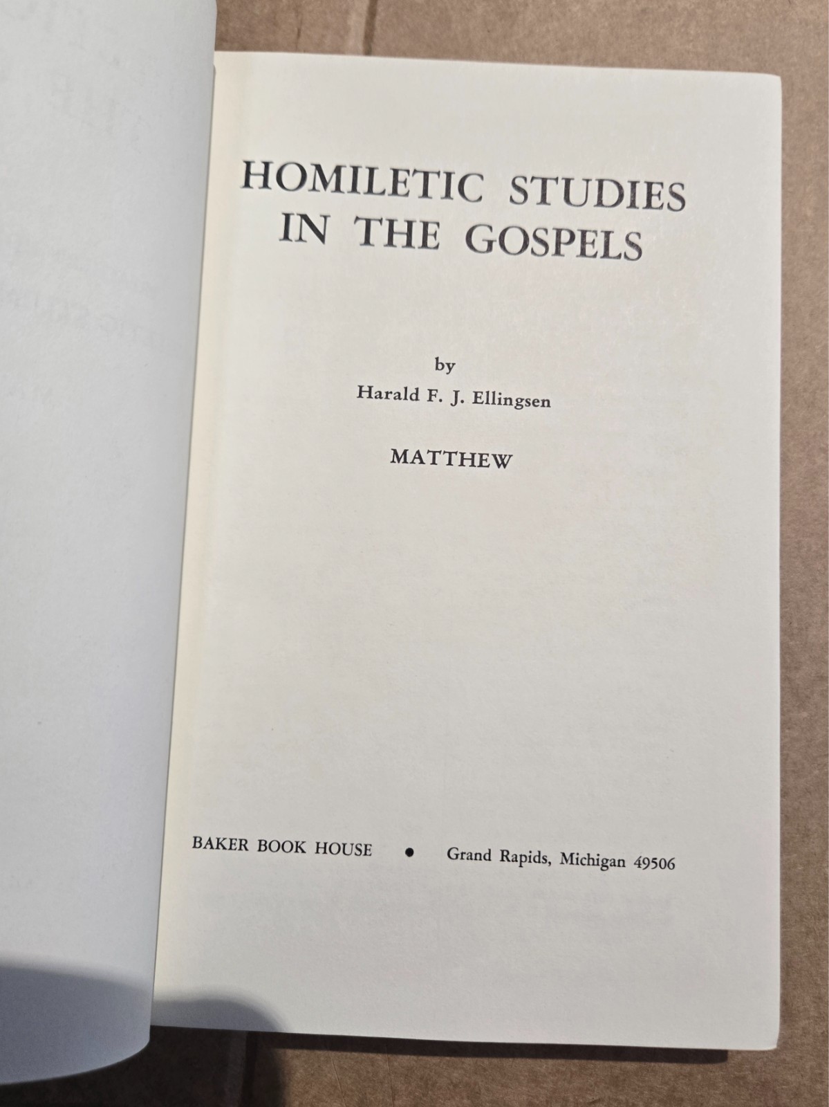 3 Volume Set ~~Preacher’s Homiletic Library: Homiletic Studies in the Gospels~~