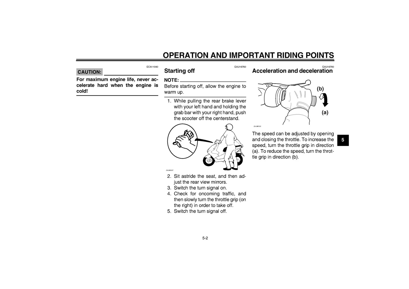 YAMAHA YQ50 YQ50L Aerox Owners Manual 2005 – STEEL WIRE BOUND – TOUGH COVERS