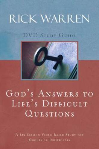 God’s Answers to Life’s Difficult Questions Study Guide – Paperback – VERY GOOD