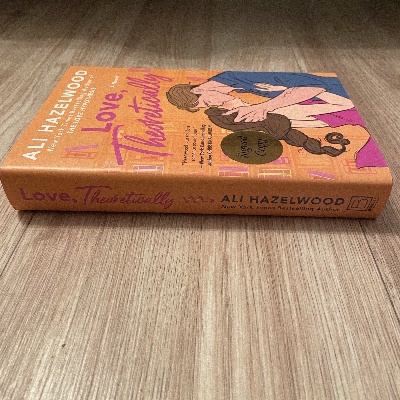 SIGNED Love Theoretically by Ali Hazelwood Hardcover Autographed