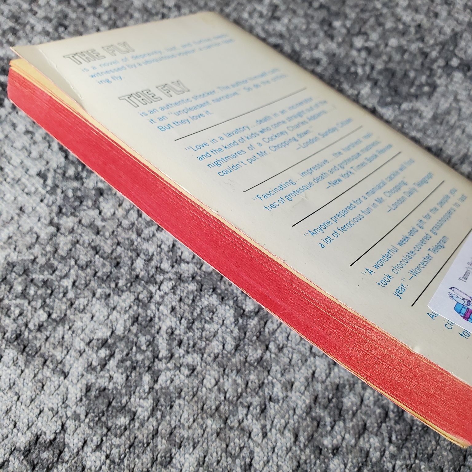 The Fly Richard Chopping 1966 First Printing Signet Book Horror Novel