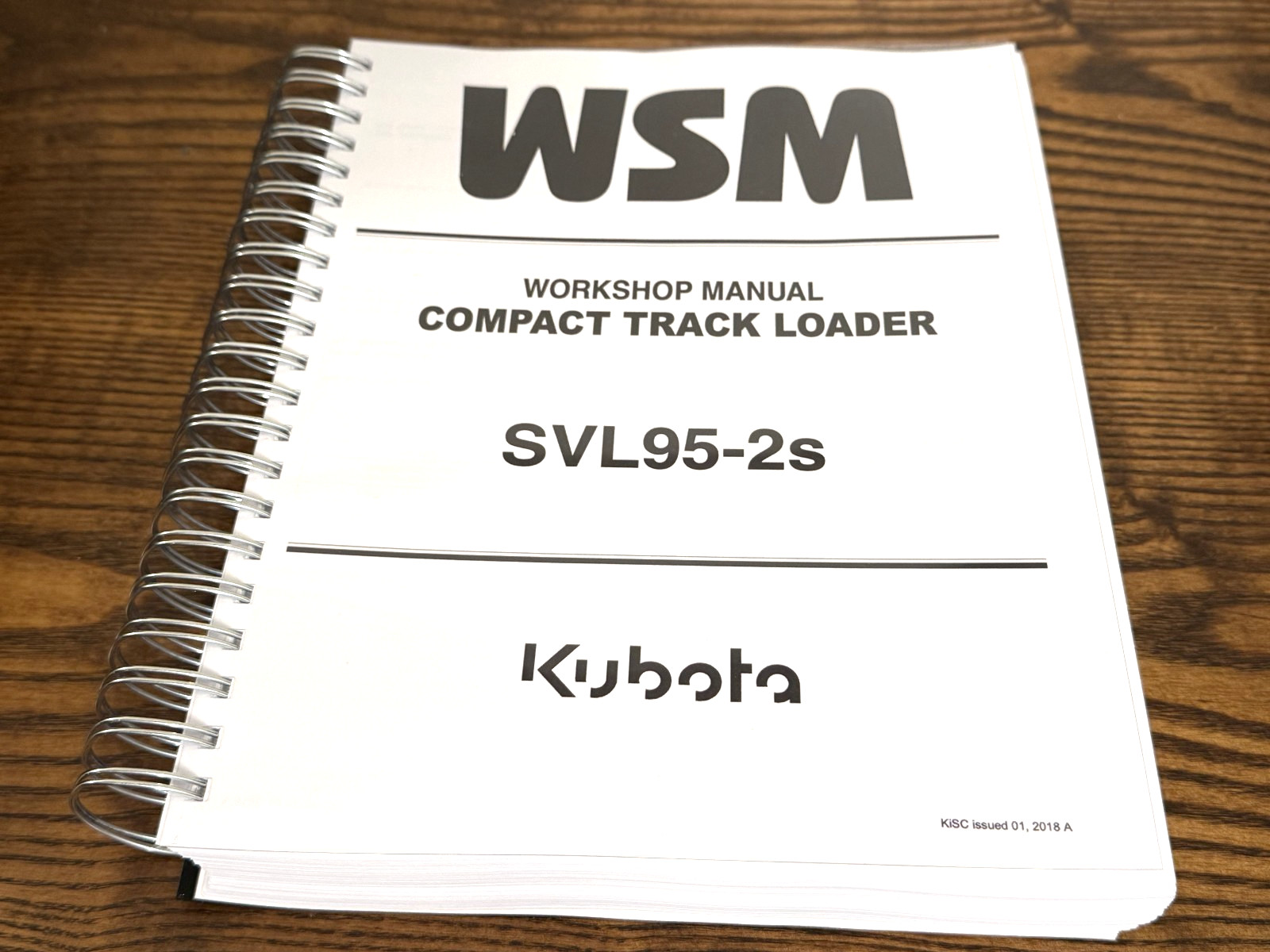 KUBOTA SVL95-2 COMPACT TRACK LOADER WORKSHOP MANUAL, LOOP CLOSURE – XL FOLDOUTS!