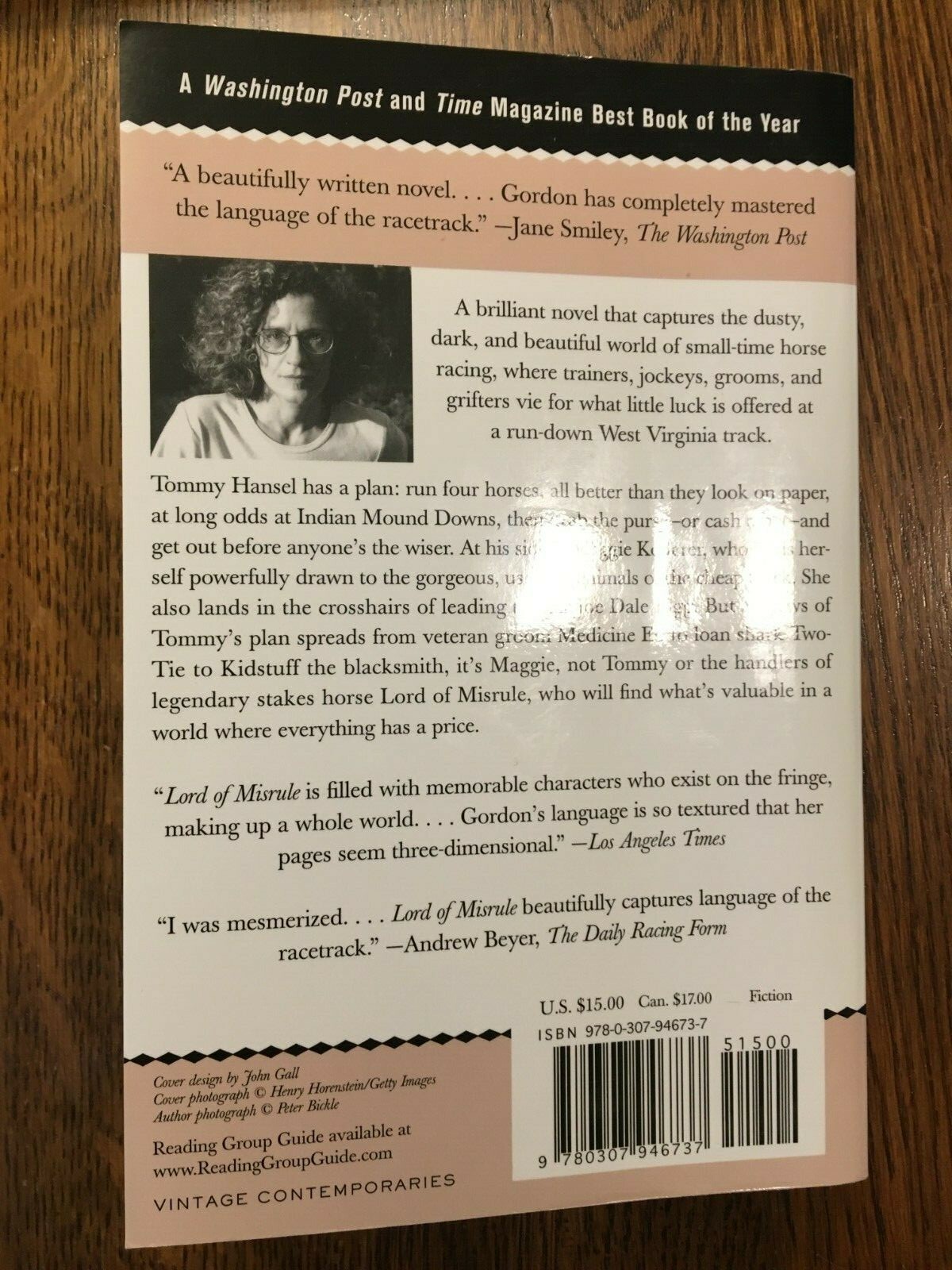 SIGNED Lord of Misrule by Jaimy Gordon (2011, Trade Paperback) FIRST EDITION