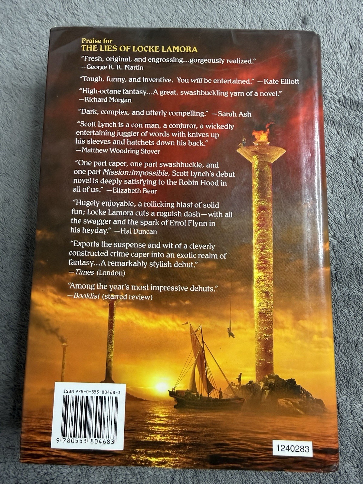 Red Seas Under Red Skies by Scott Lynch (2007 HC/DJ First Ed./2nd Printing)