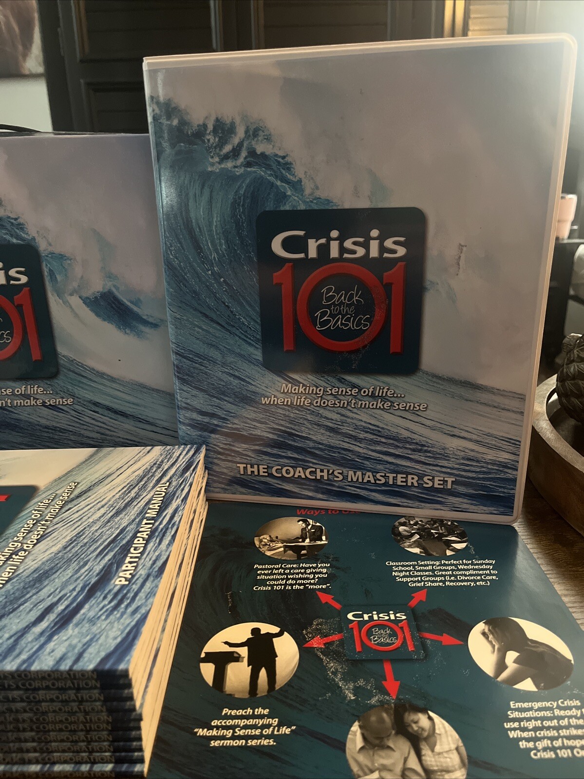Crisis 101 Back to Basics- Making Sense Of Life Coach’s Master Set CD’s & Books