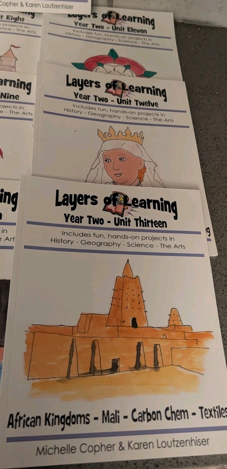 19-LOT: Layers of Learning Year TWO Units Lot *MISSING #3*M.Cpher & Loutzenhiser