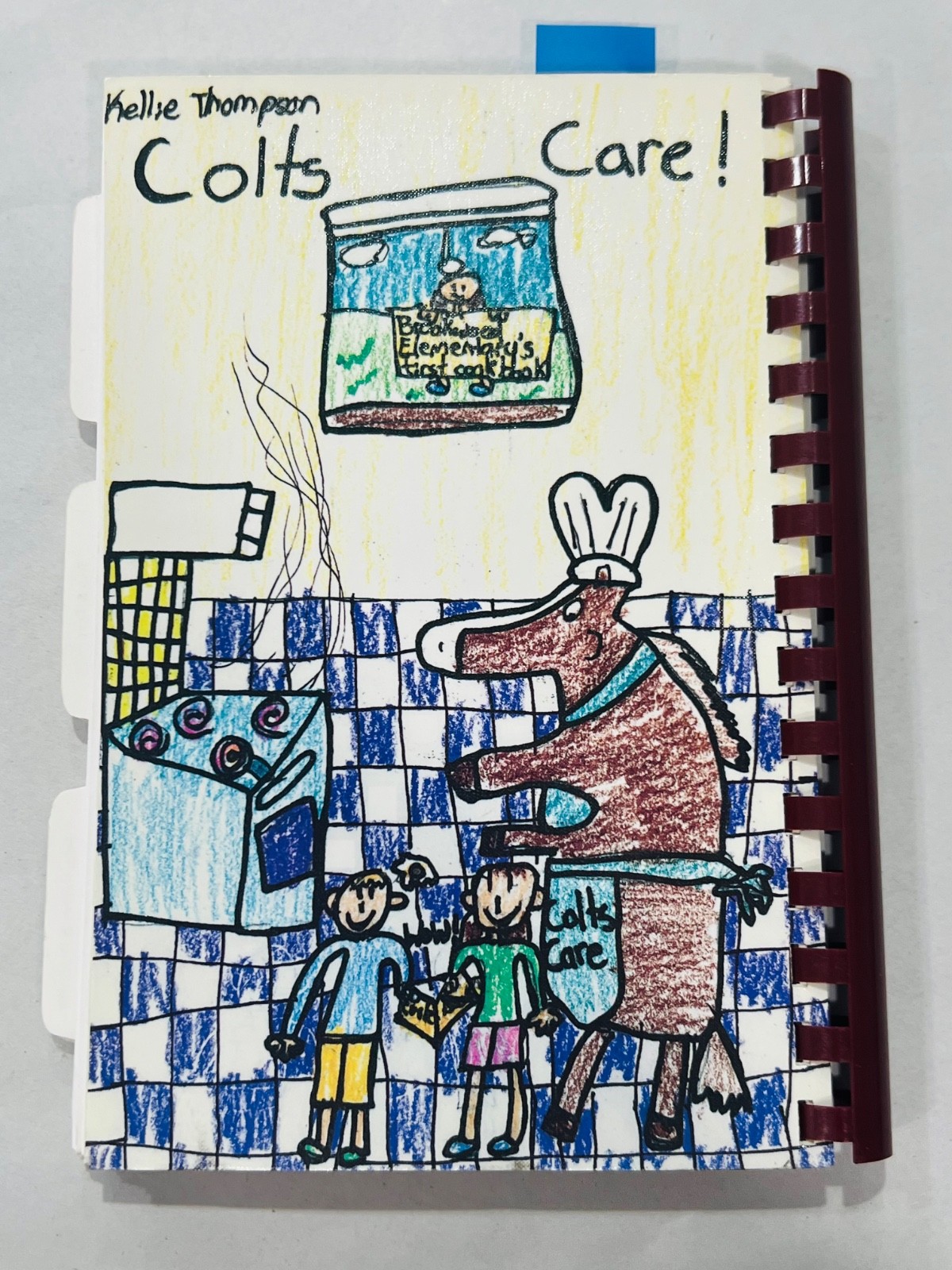 Spiral Bound Cookbook Colts Care Brookwood Elementary Snellville Georgia GA