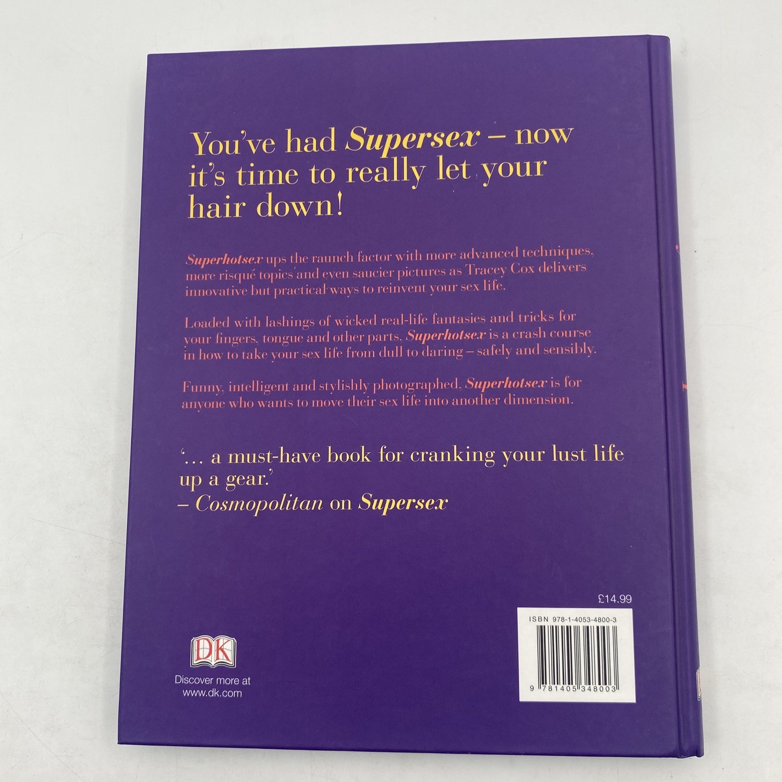 Superhotsex by Tracey Cox (2006, Hardback Book)