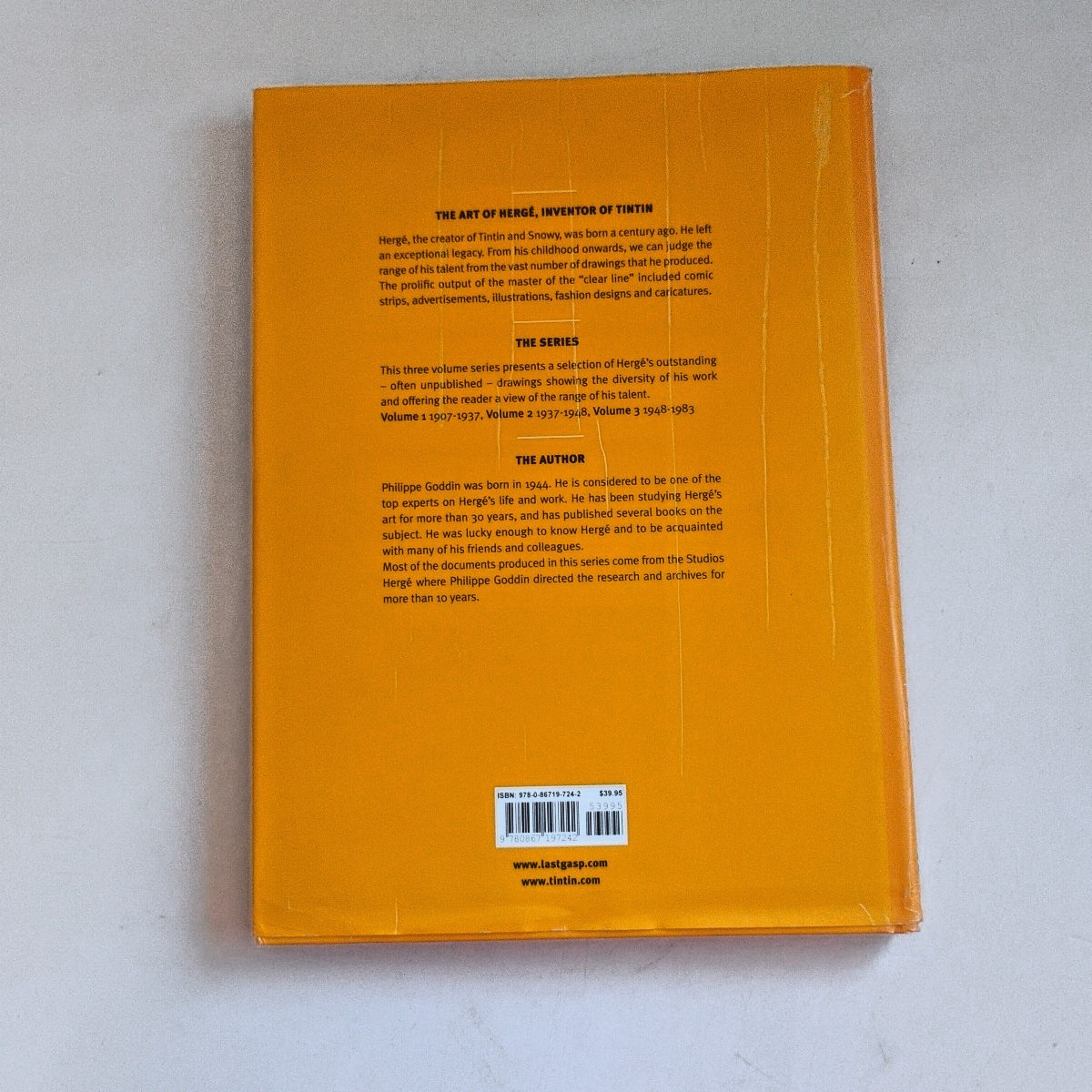 The Art of Herge Inventor of Tintin #2 1937–1949 Last Gasp 2011 Hardcover