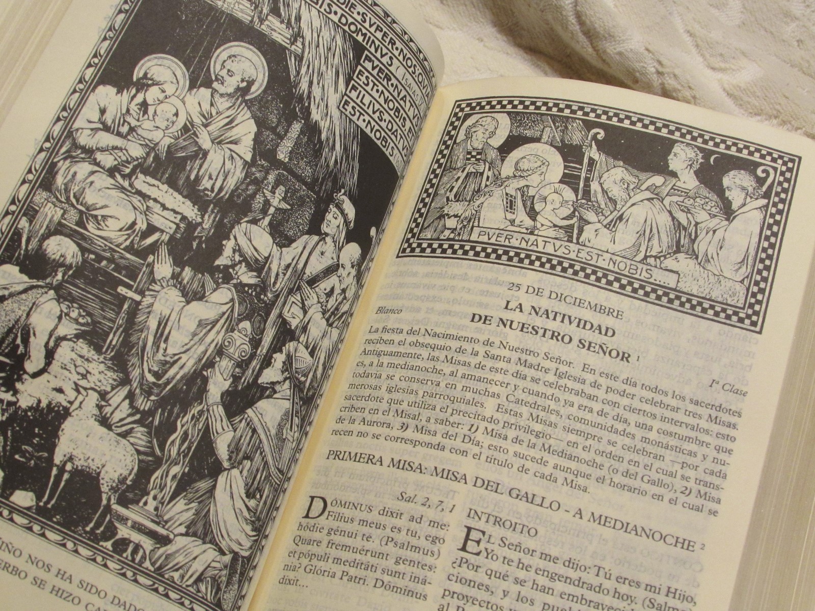 1962 Misal Diario Catolico Apostolico Roma for the Traditional Latin Mass Black