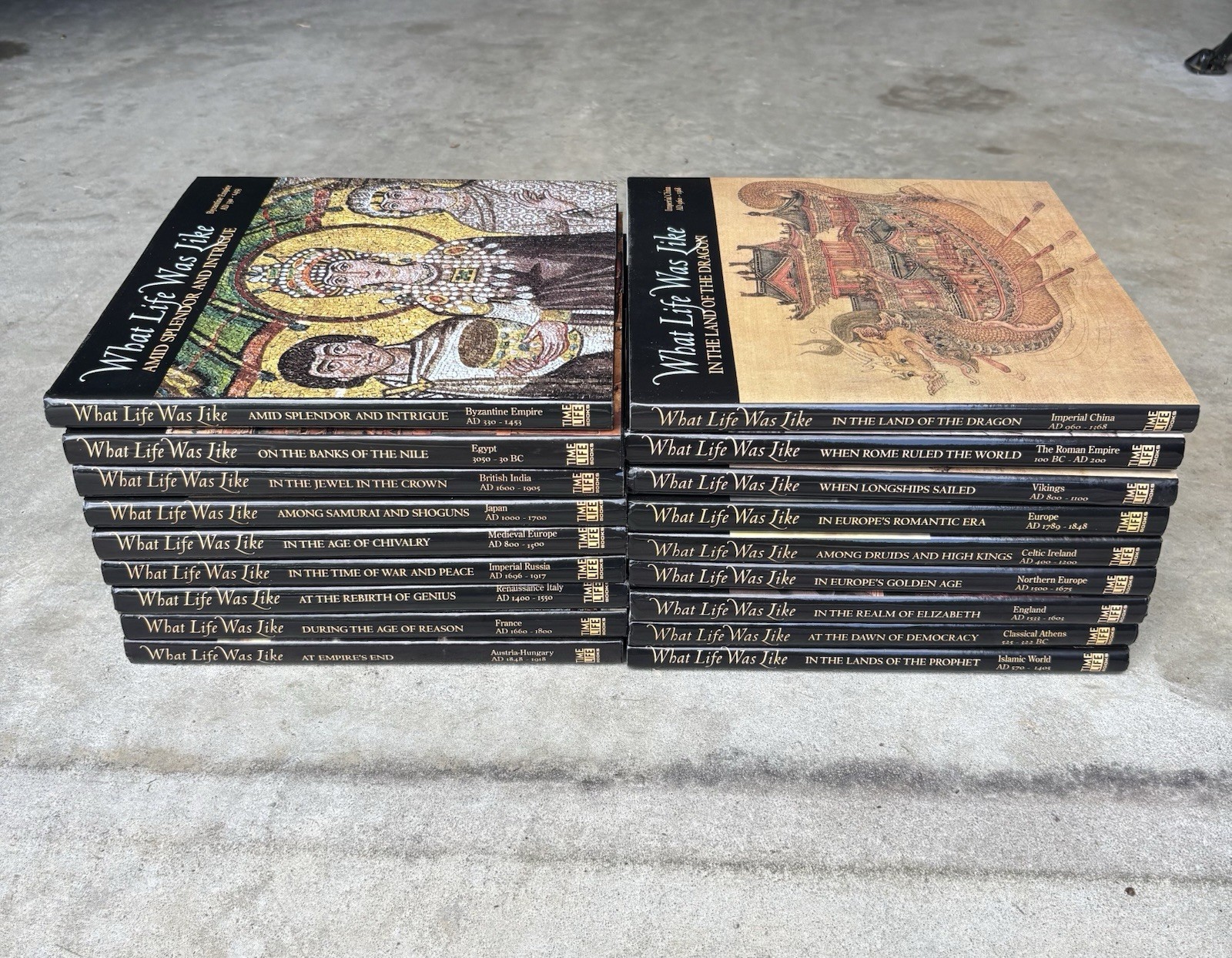 WHAT LIFE WAS LIKE Time Life Book Series 18 Books Complete Volume Set