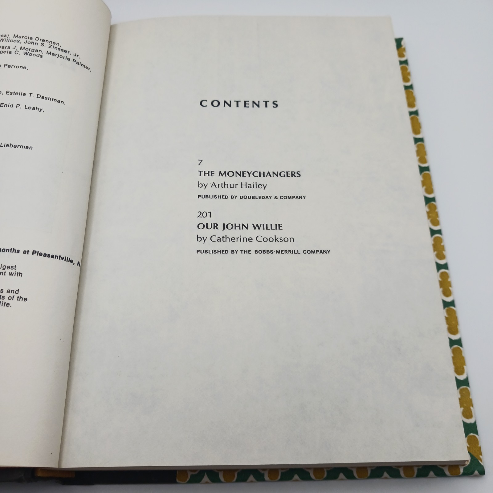 1976 Best Sellers Reader’s Digest Condensed Books-Money Changers/Our John Willie