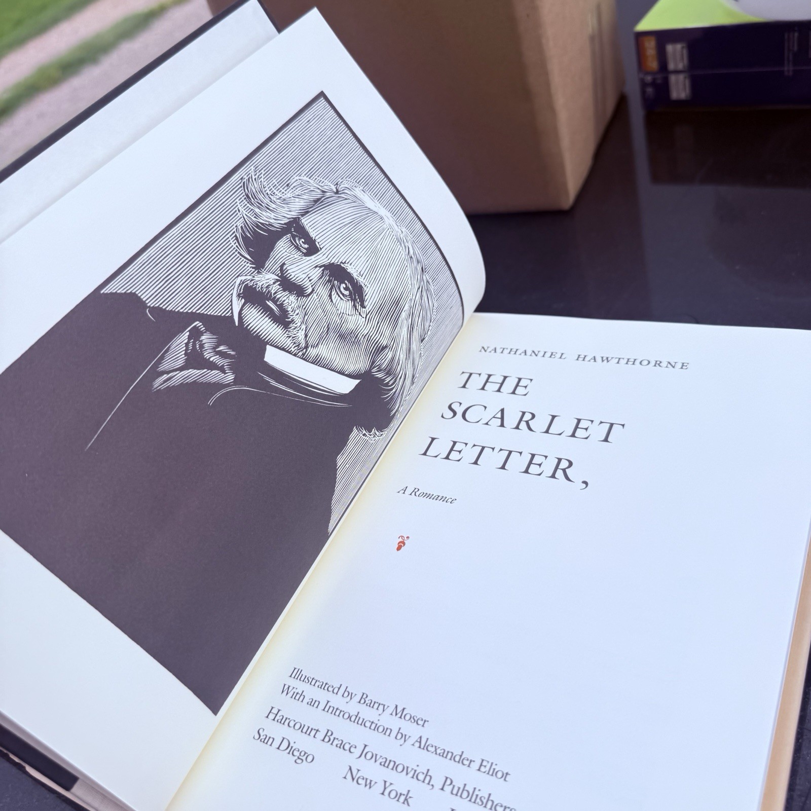 The Scarlet Letter Nathaniel Hawthorne (1986, HC) Illustrated by Barry Moser 1st