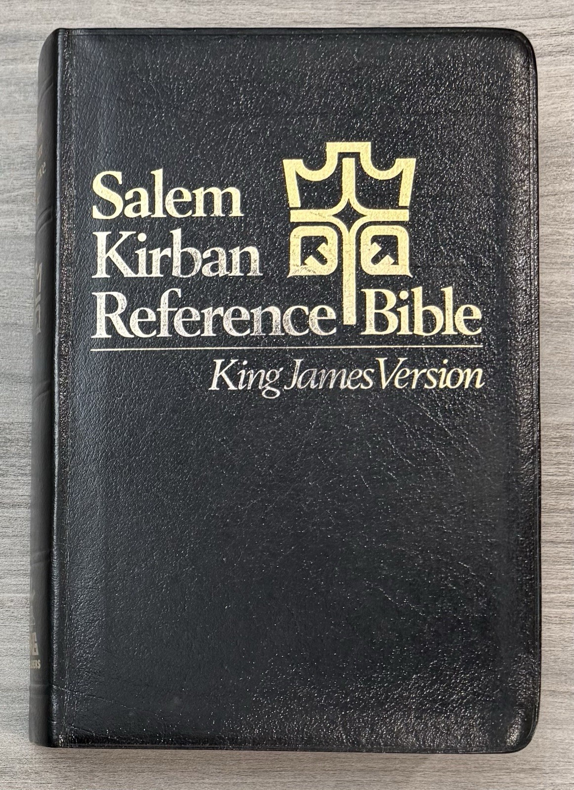 UNMARKED Salem Kirban Reference Bible KJV Bonded LEATHER King James Version AMG