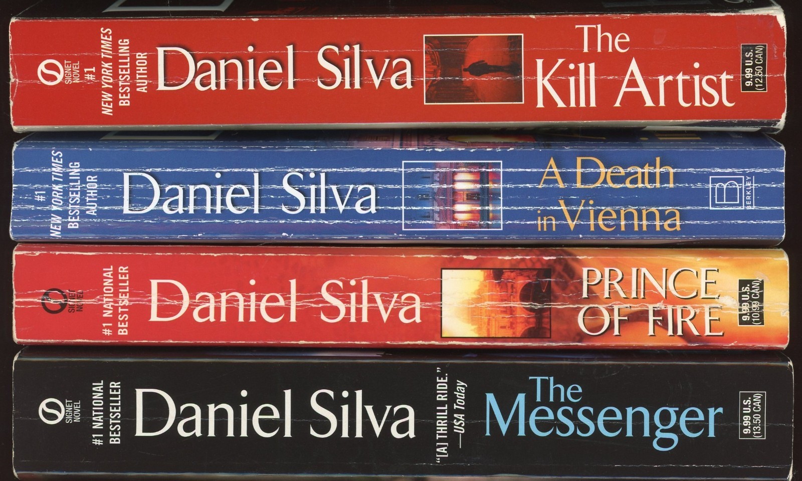 Gabriel Allon Israeli Spy Thriller Lot of 4 Paperback by Daniel Silva