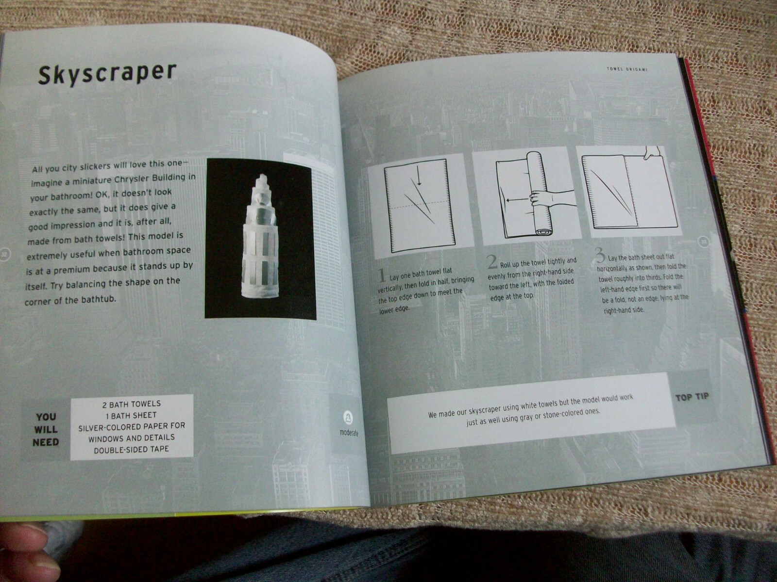 The Lost Art of Towel Origami by Alison Jenkins (2005,Ivy Press,paperback)