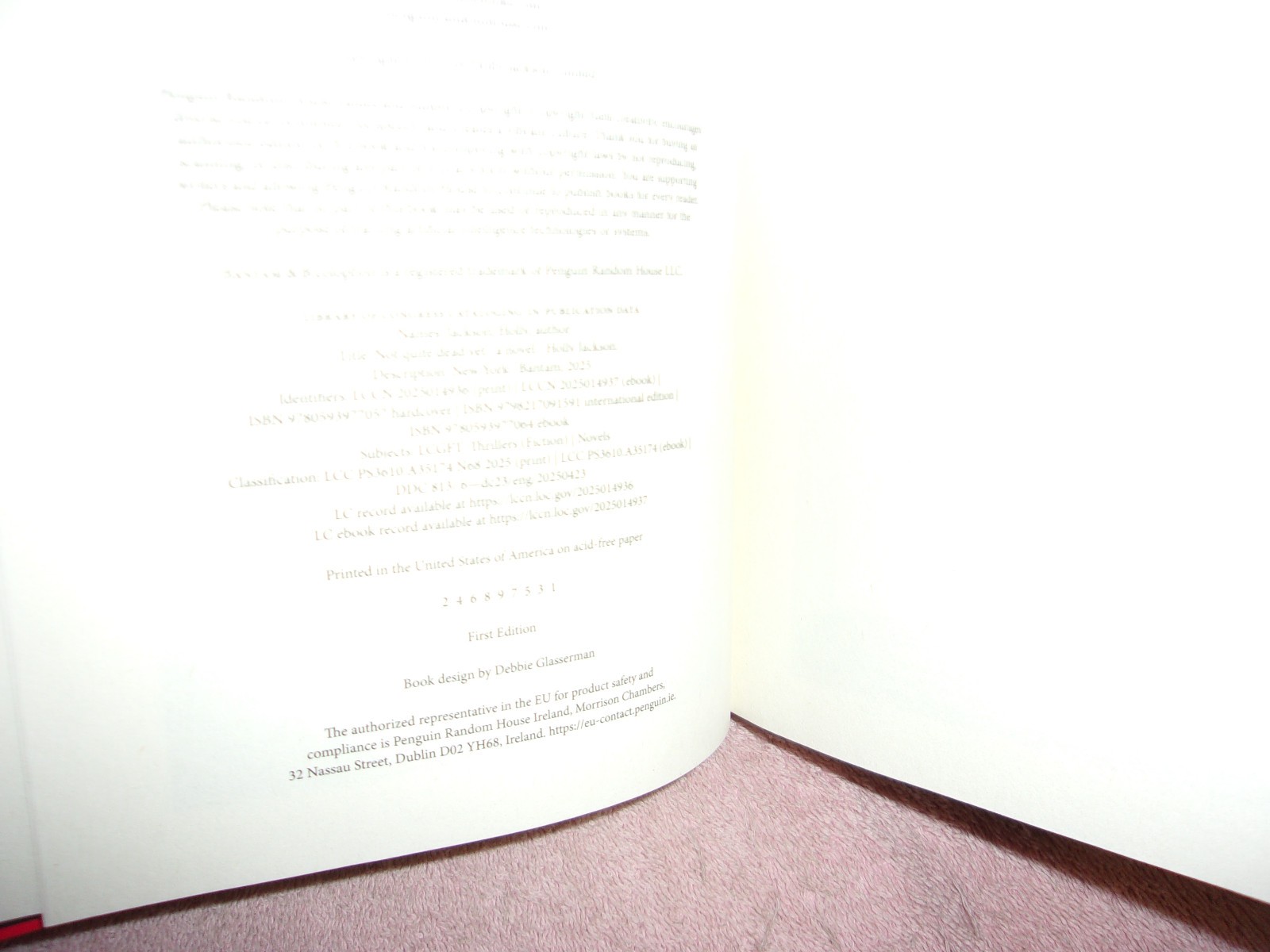 Not Quite Dead yet: : A Novel by Holly Jackson (2025,..FIRST EDITION