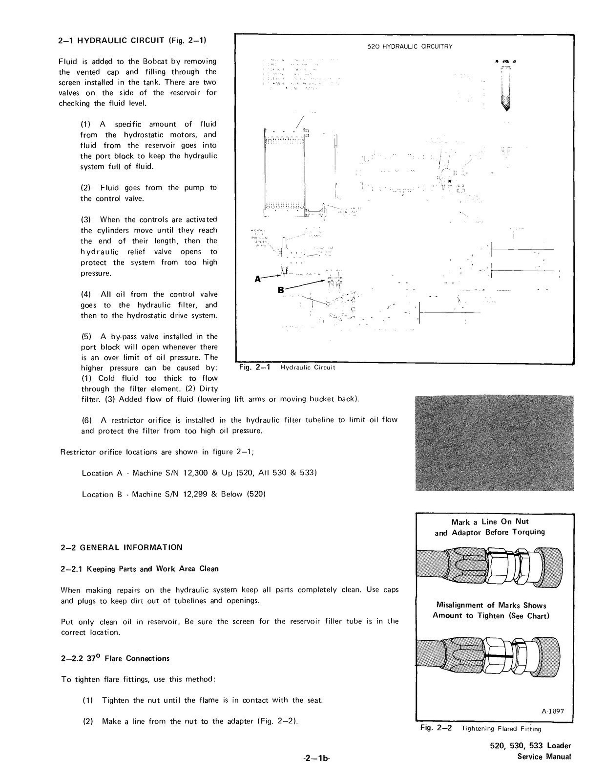 BOBCAT 520 530 533 Service Manual – SECURED – FRONT & BACK – XL FOLDOUT PAGES