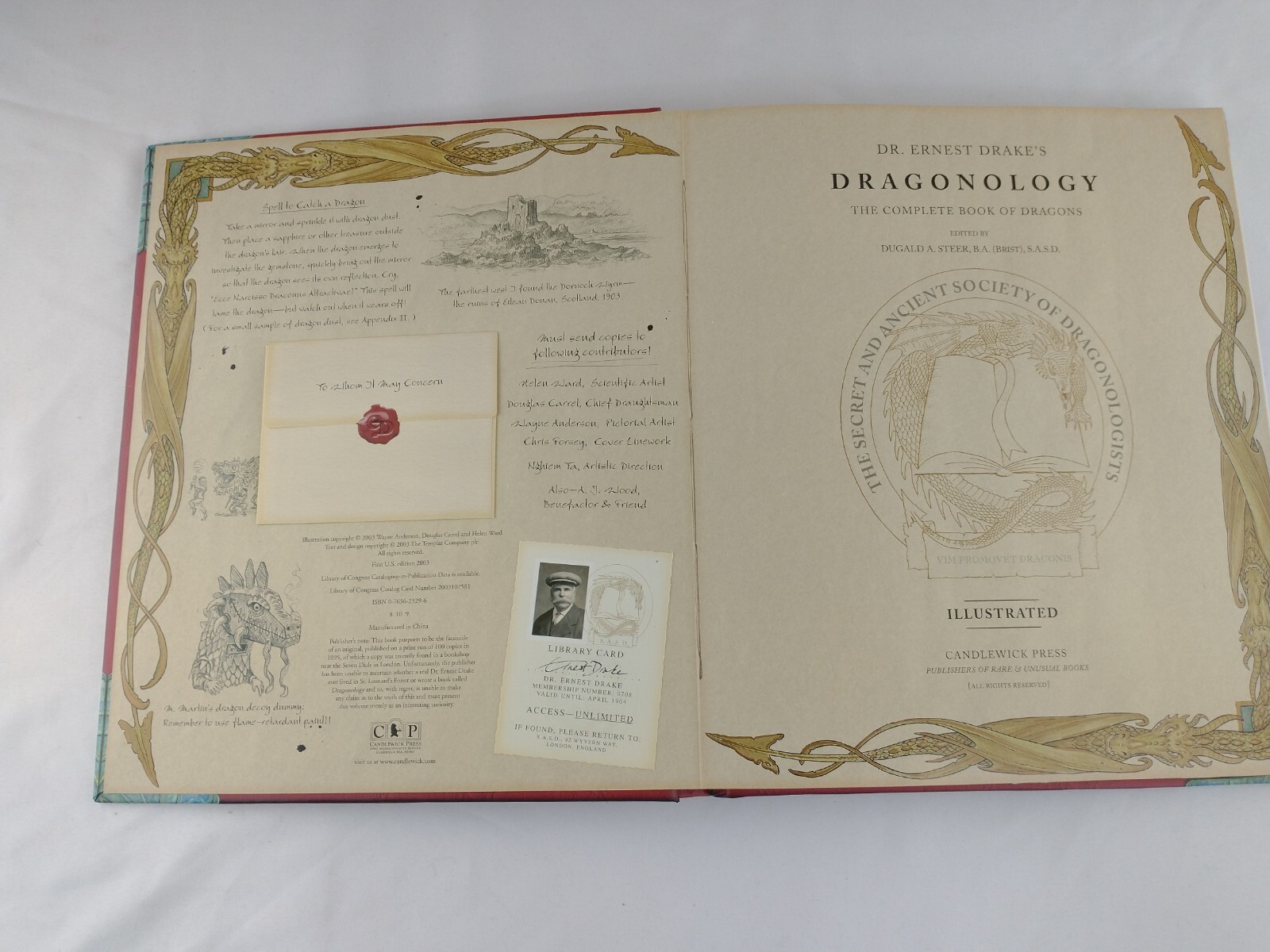 Ologies Ser.: Dragonology : The Complete Book of Dragons by Ernest Drake (2003,