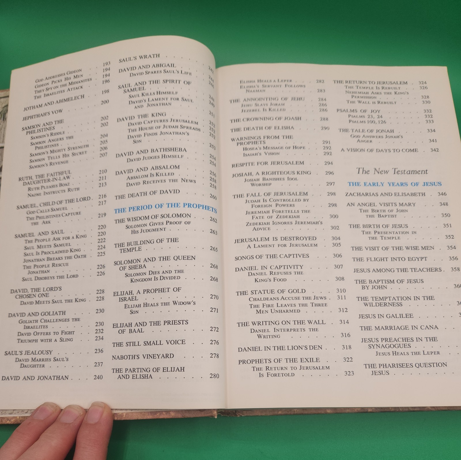 Vintage 1965 The Children’s Bible Book Hardcover God Religion 510 Pages