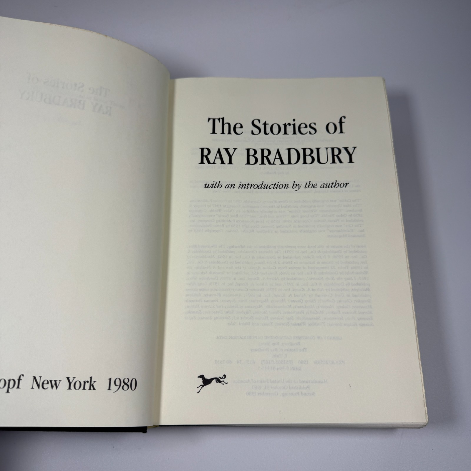 The Stories of Ray Bradbury by Ray Bradbury Hardcover DJ 2nd Printing 1980