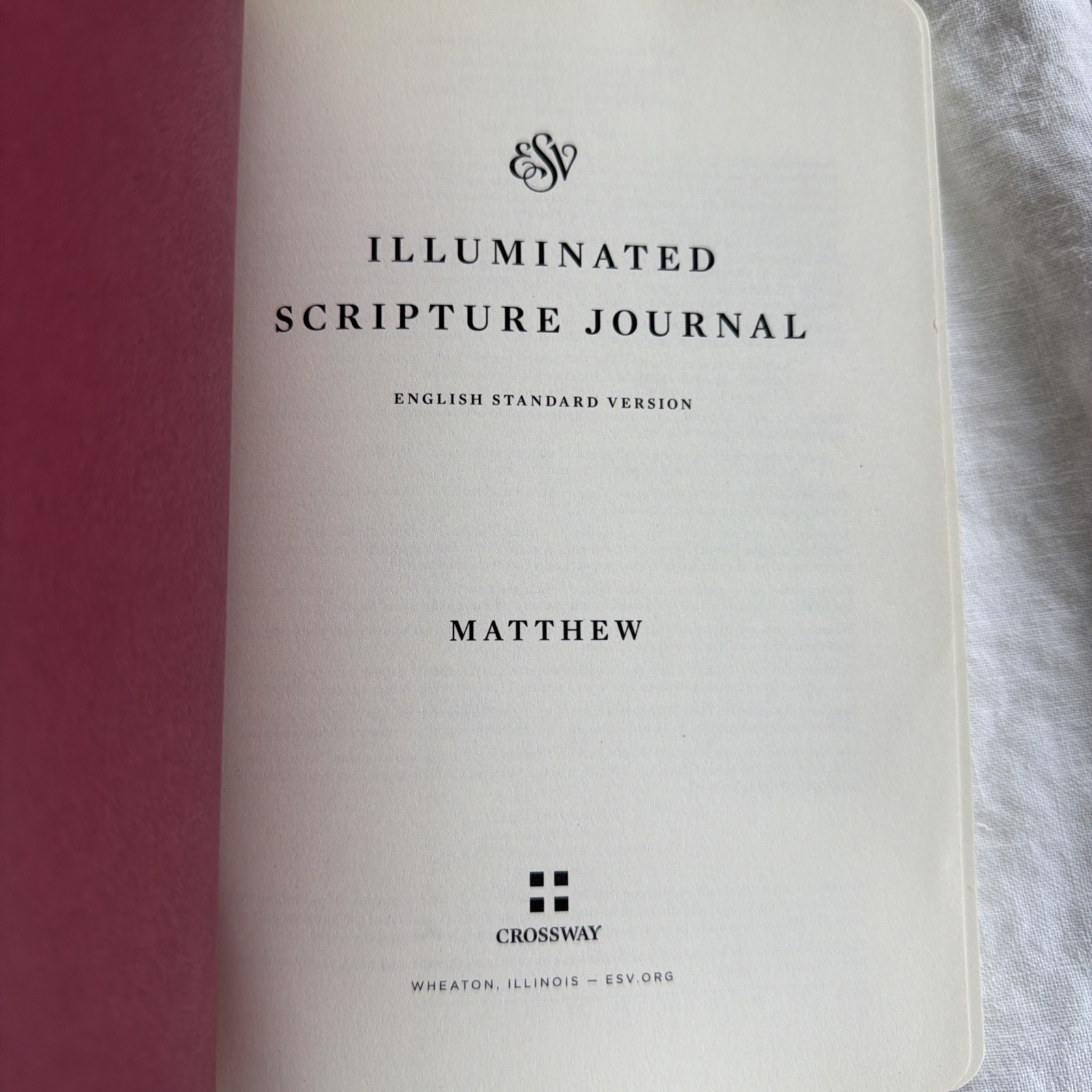 ESV Illuminated Scripture Journal: Matthew by ESV Bibles Paperback NEW