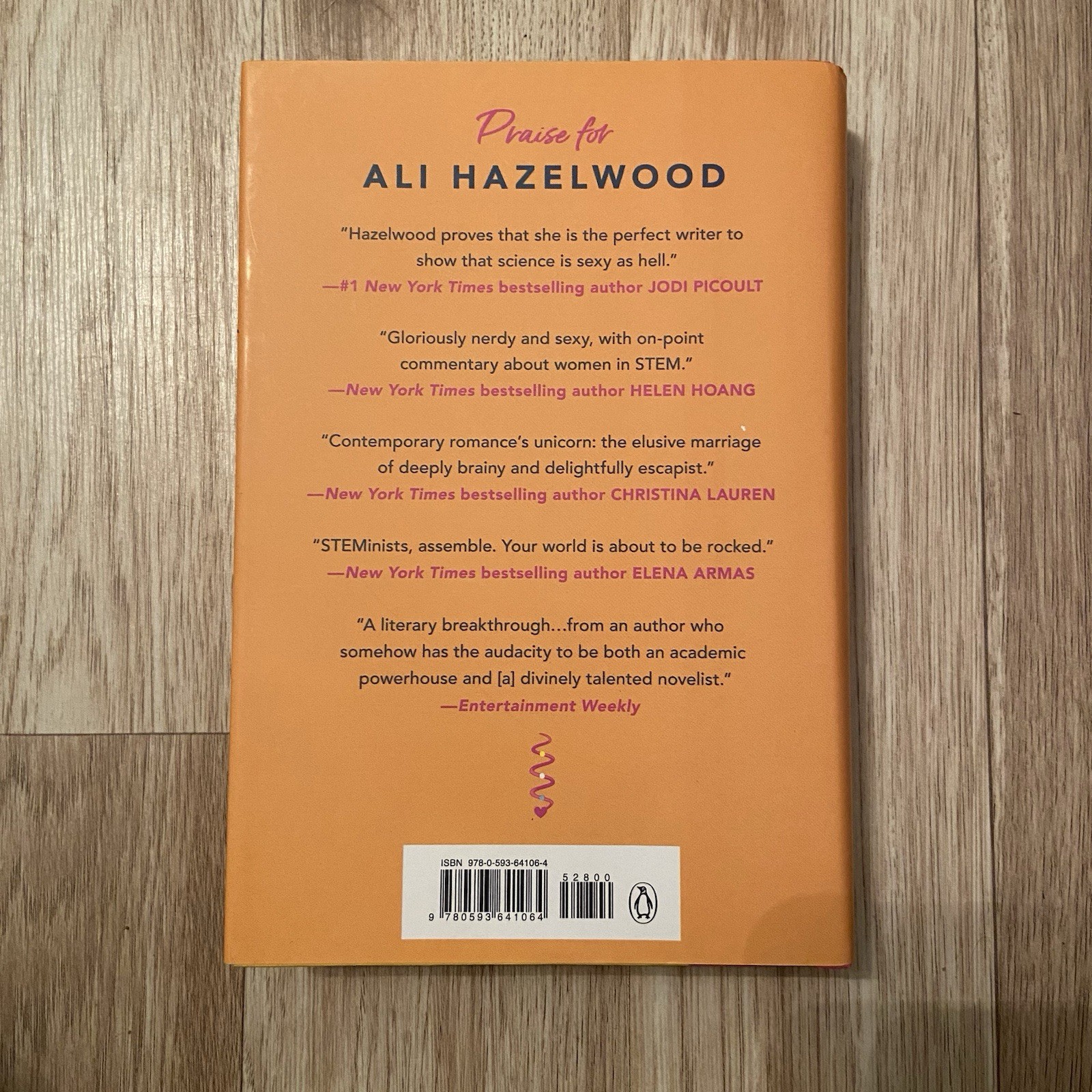SIGNED Love Theoretically by Ali Hazelwood Hardcover Autographed