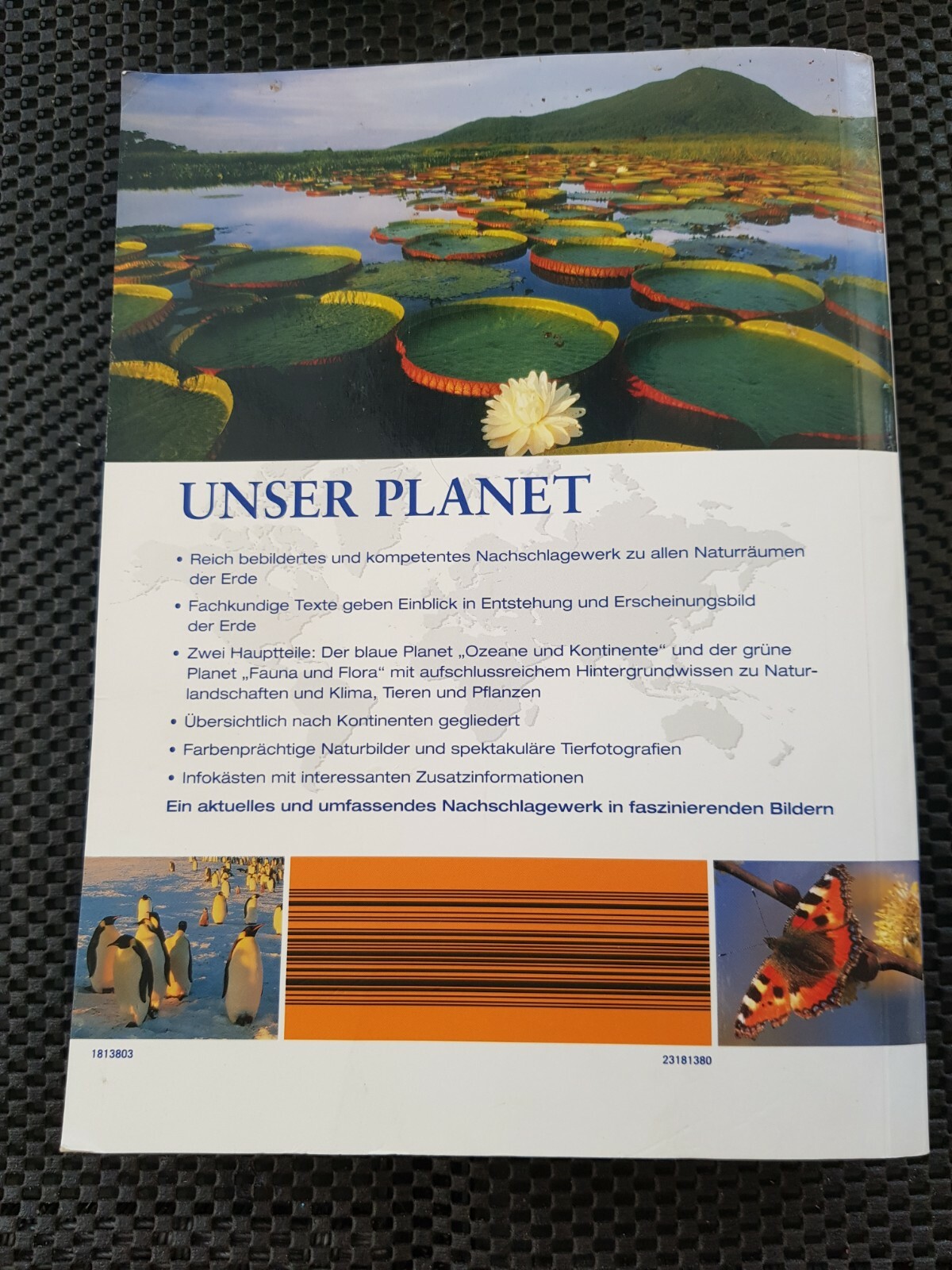 Unser Planet Ocean Continents Nature Book 2010 German, 424 Pages