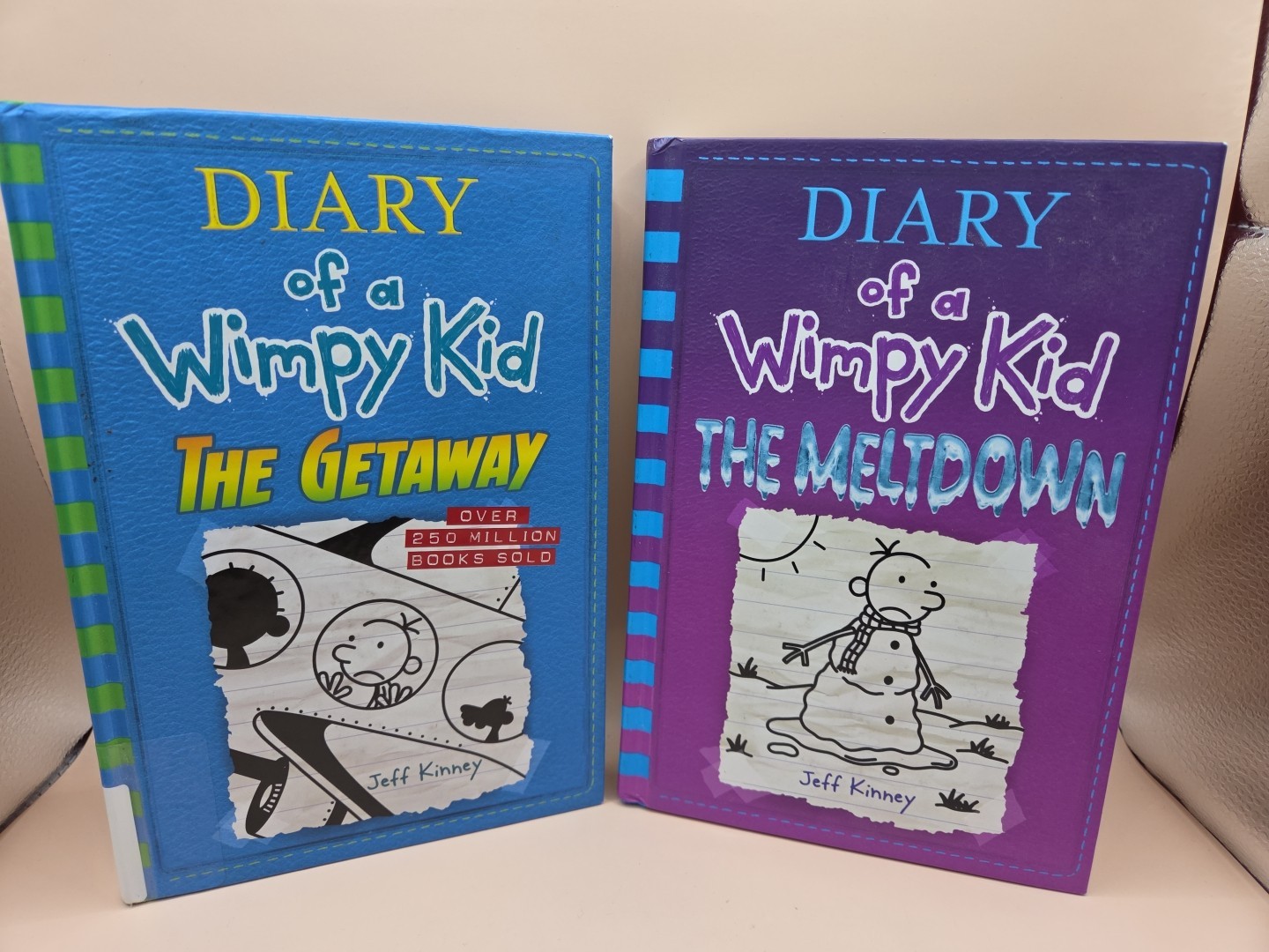 Lot of 10 Diary of a Wimpy Kid Series 9 Hardcovers & 1 PB by Jeff Kinney