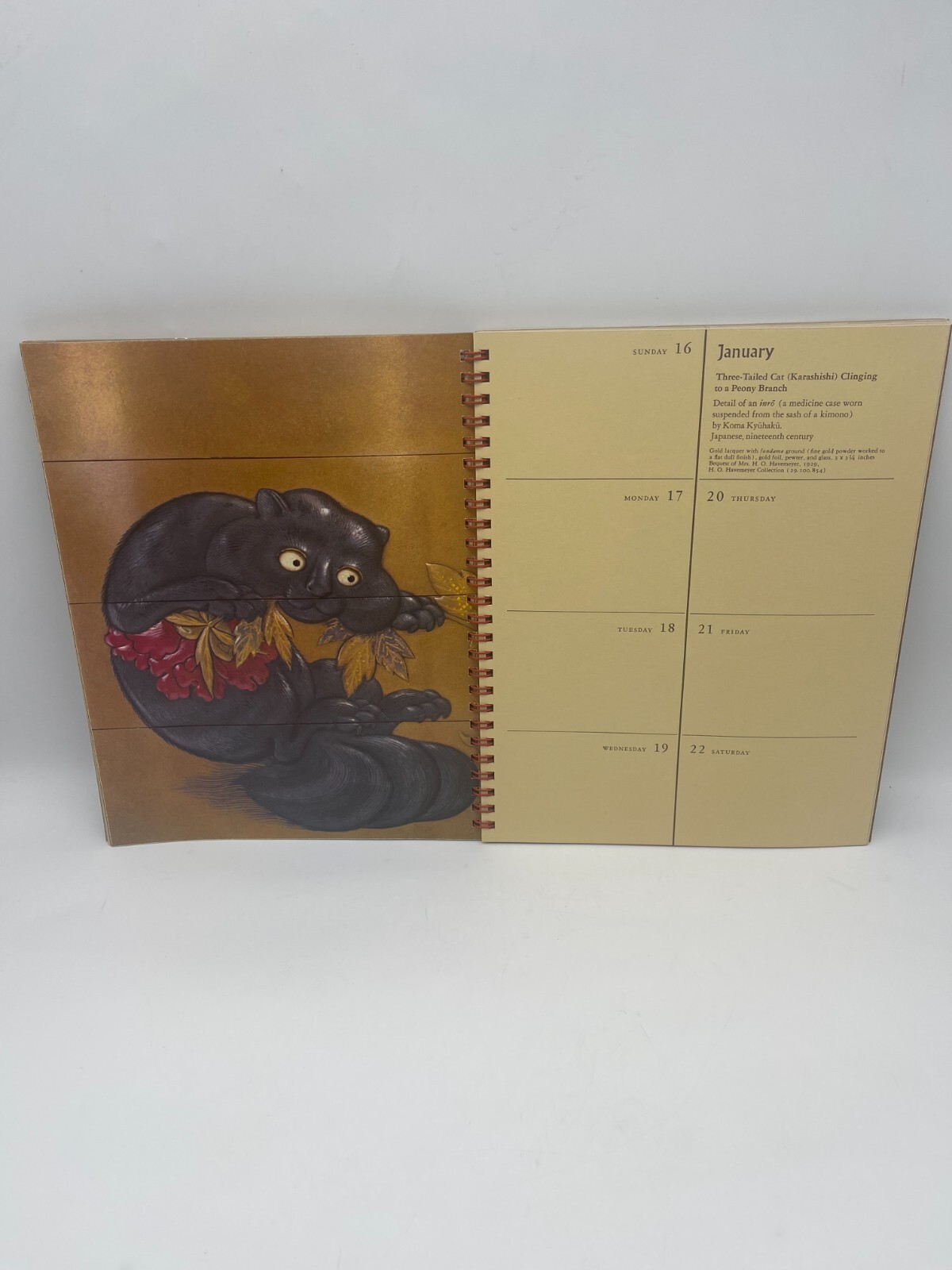 Vintage Metropolitan Museum of Art Creatures Of Heaven & Earth 1983 Planner Book
