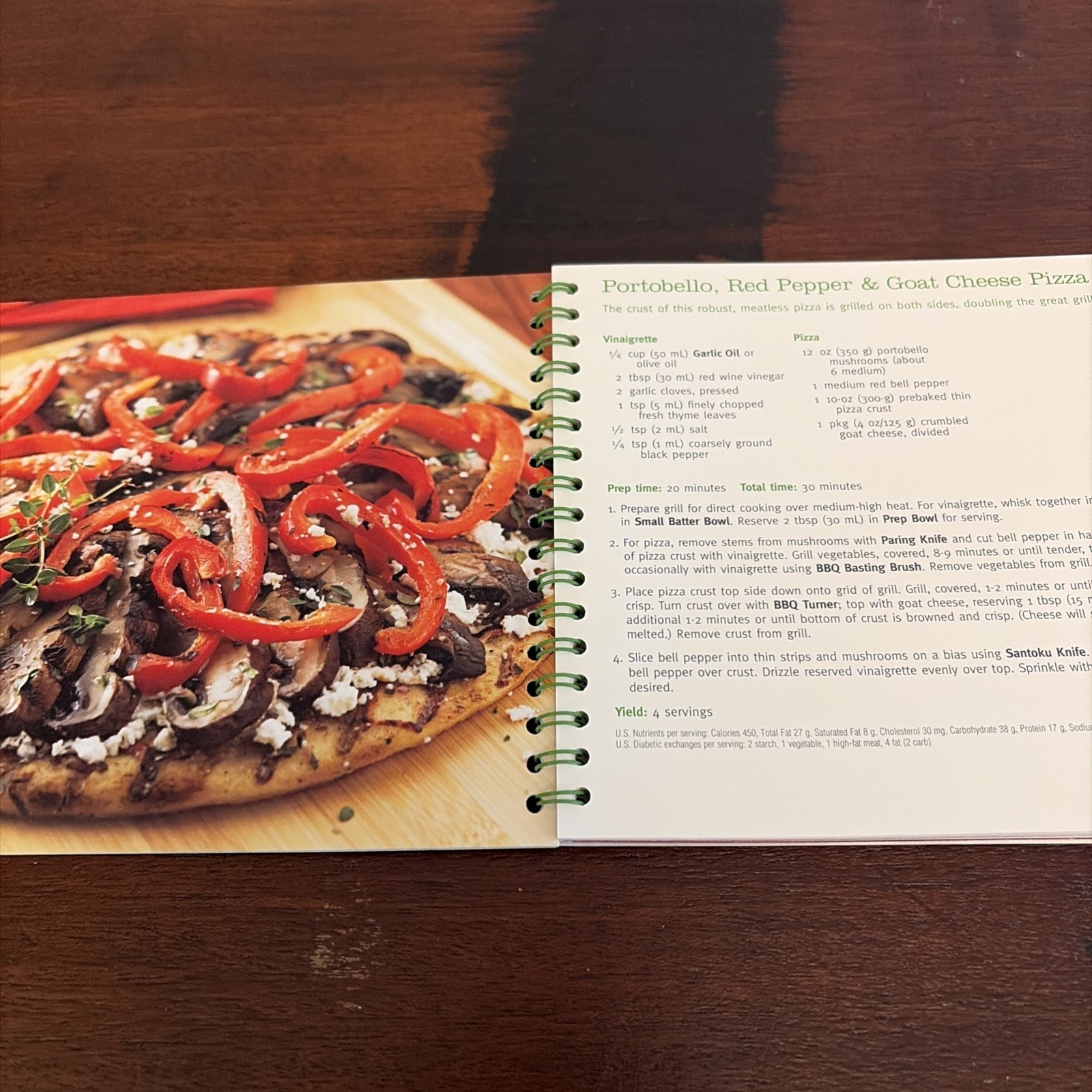 PAMPERED CHEF Spiral Cookbook ~Grill it Quick!~ 40 pages Recipes & Grilling Tips