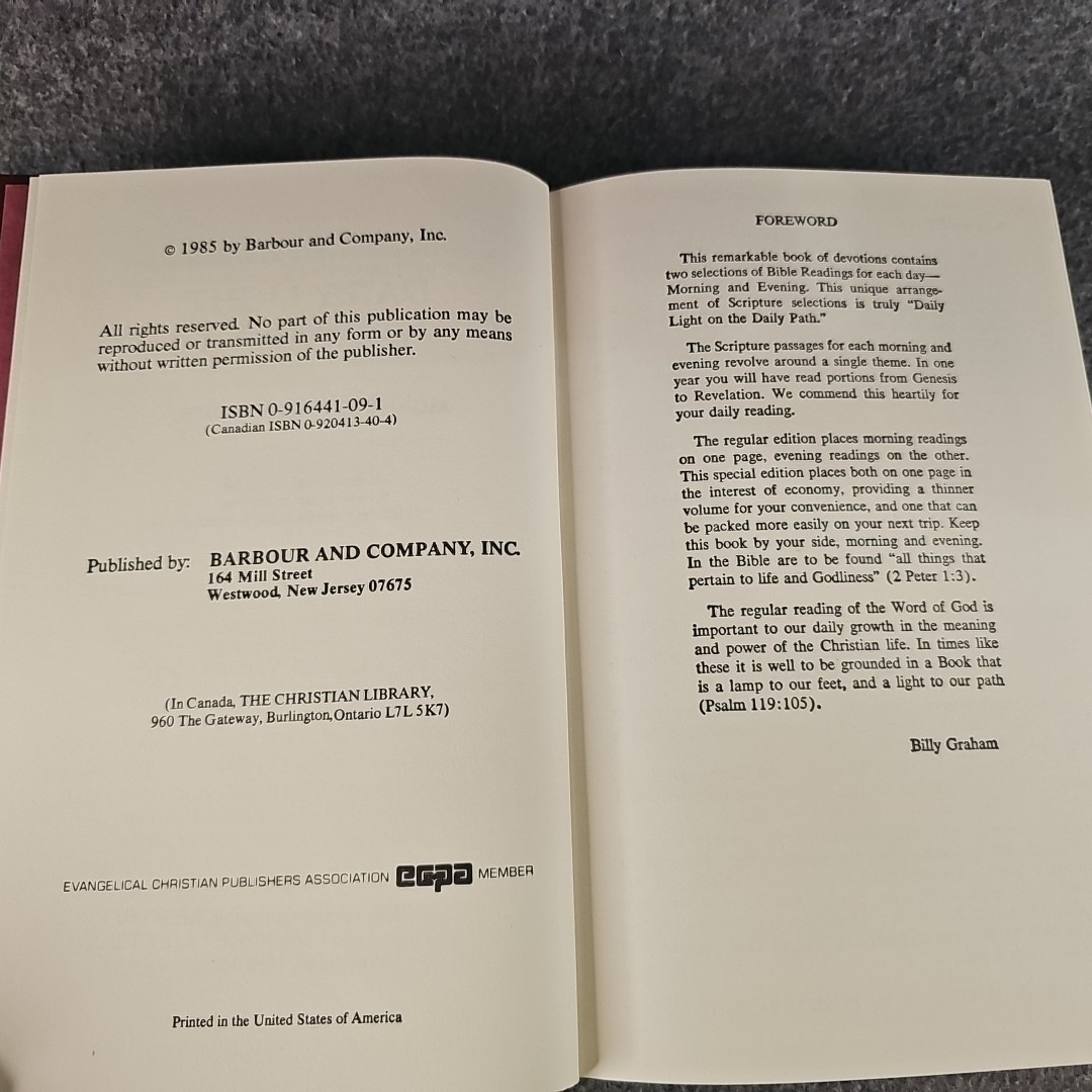 1985 daily light on the daily path The Christian Library