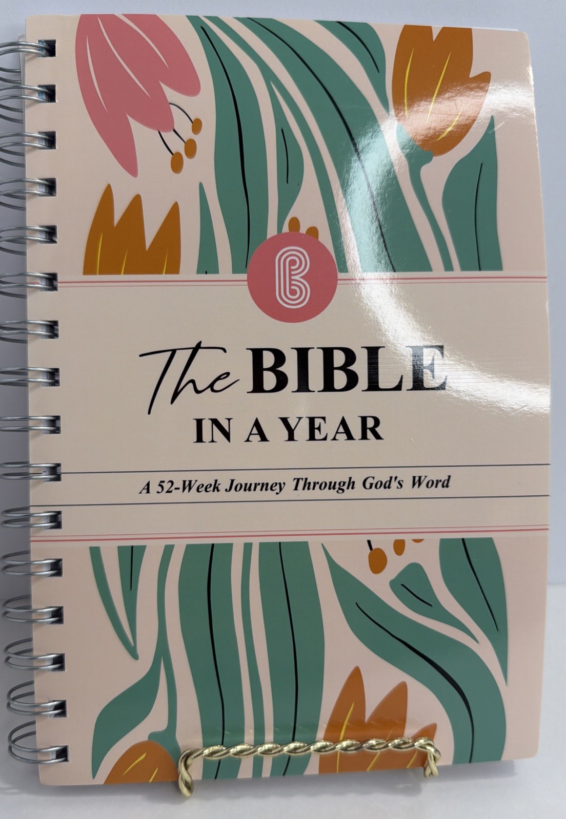 Official Spiral Bible® The Bible in a Year | 52 Week Guided Bible Study – NEW