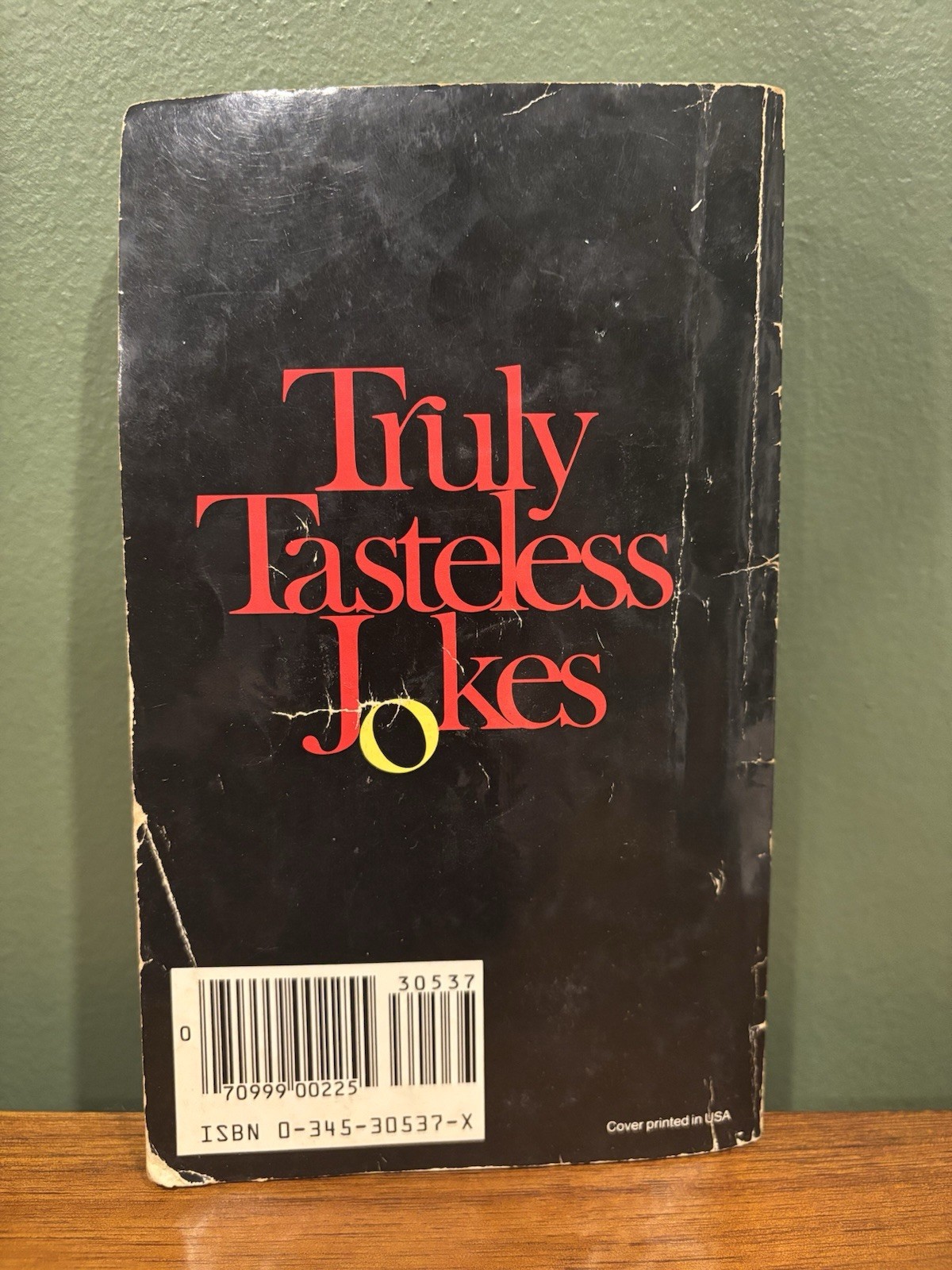 Truly Tasteless Jokes Blanche Knott 1982 TRUE First Edition 1st Printing RARE!!!
