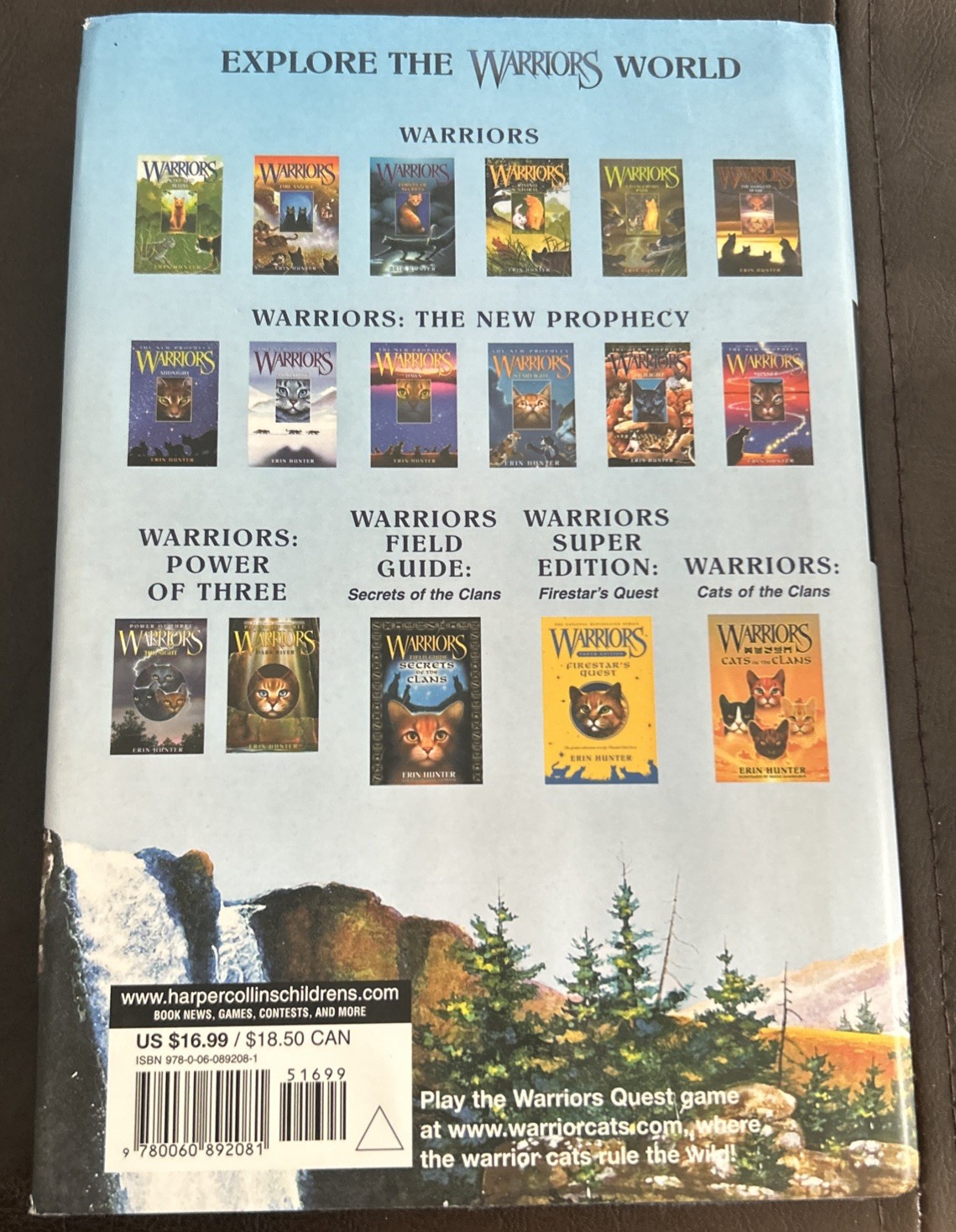 Warriors Hardcover Book Lot 9 By Erin Hunter Power Of 3, New Prophecy, Super Ed