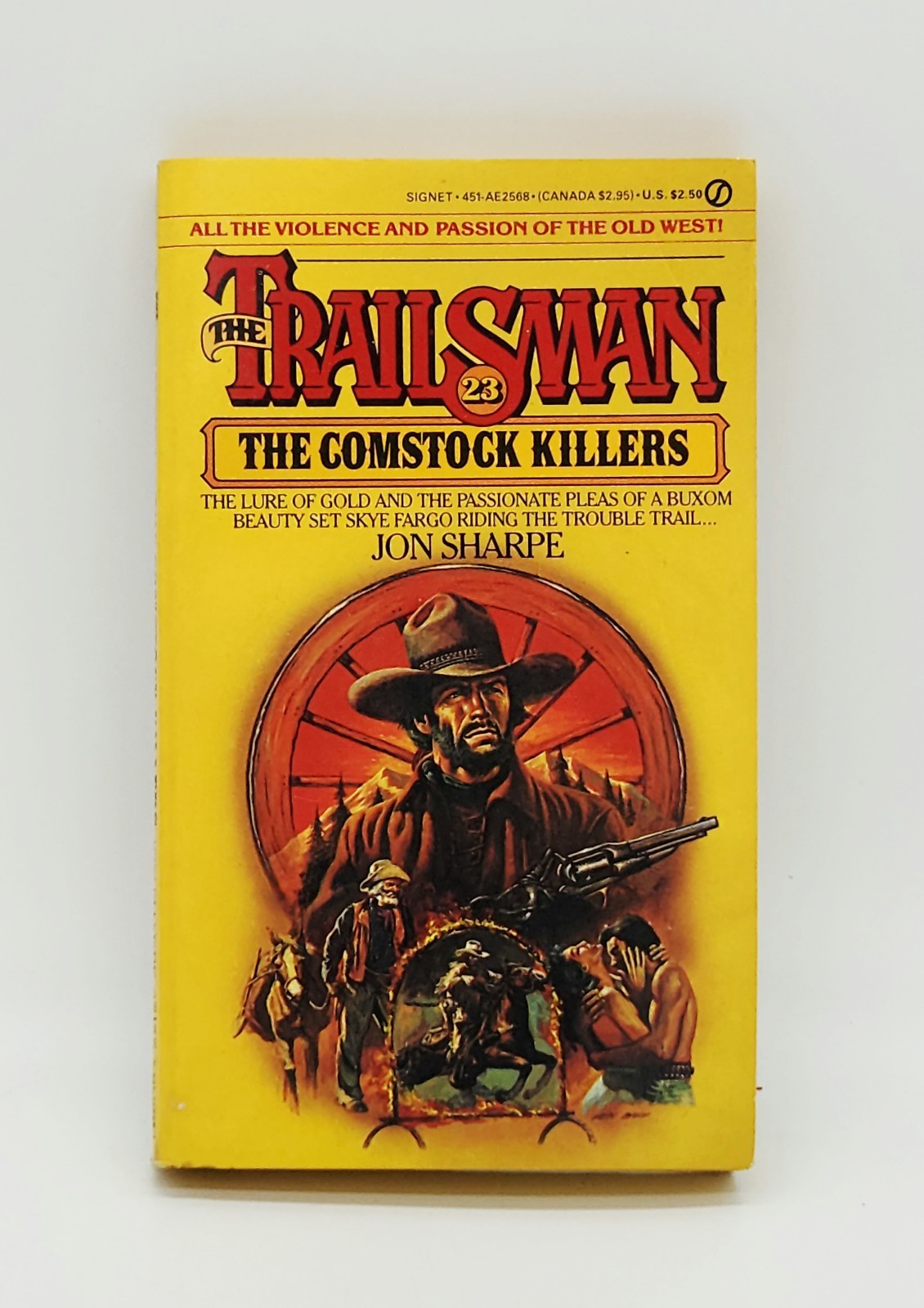 Jon Sharpe lot of 13 different Western paperback books from The Trailsman Series