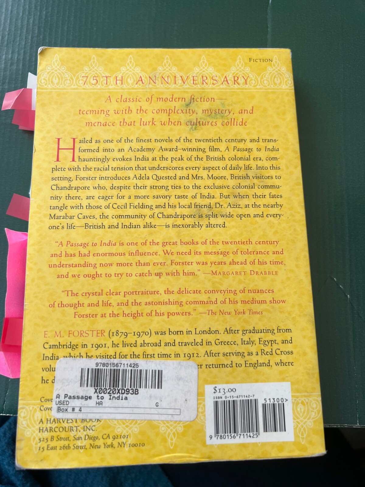 A Passage to India – Paperback By Forster, E.M.