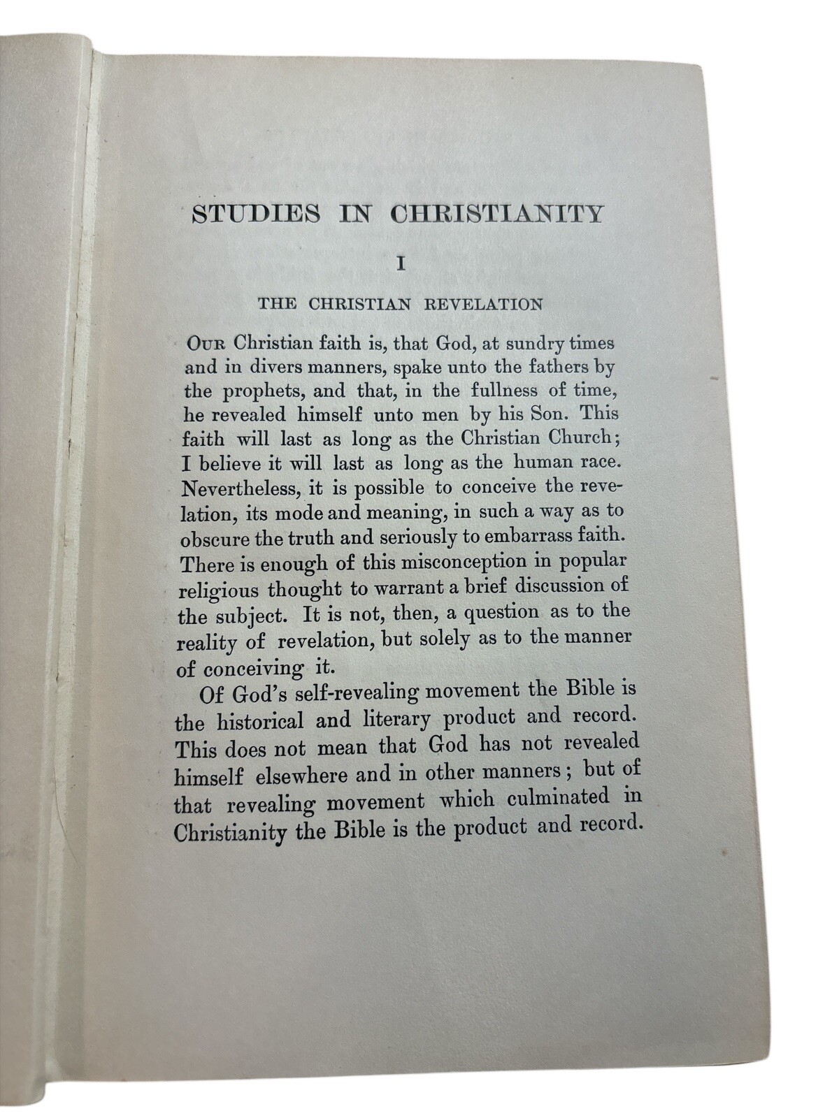 Studies in Christianity by Borden Parker Bowne 1909 Fourth Hardcover Impression